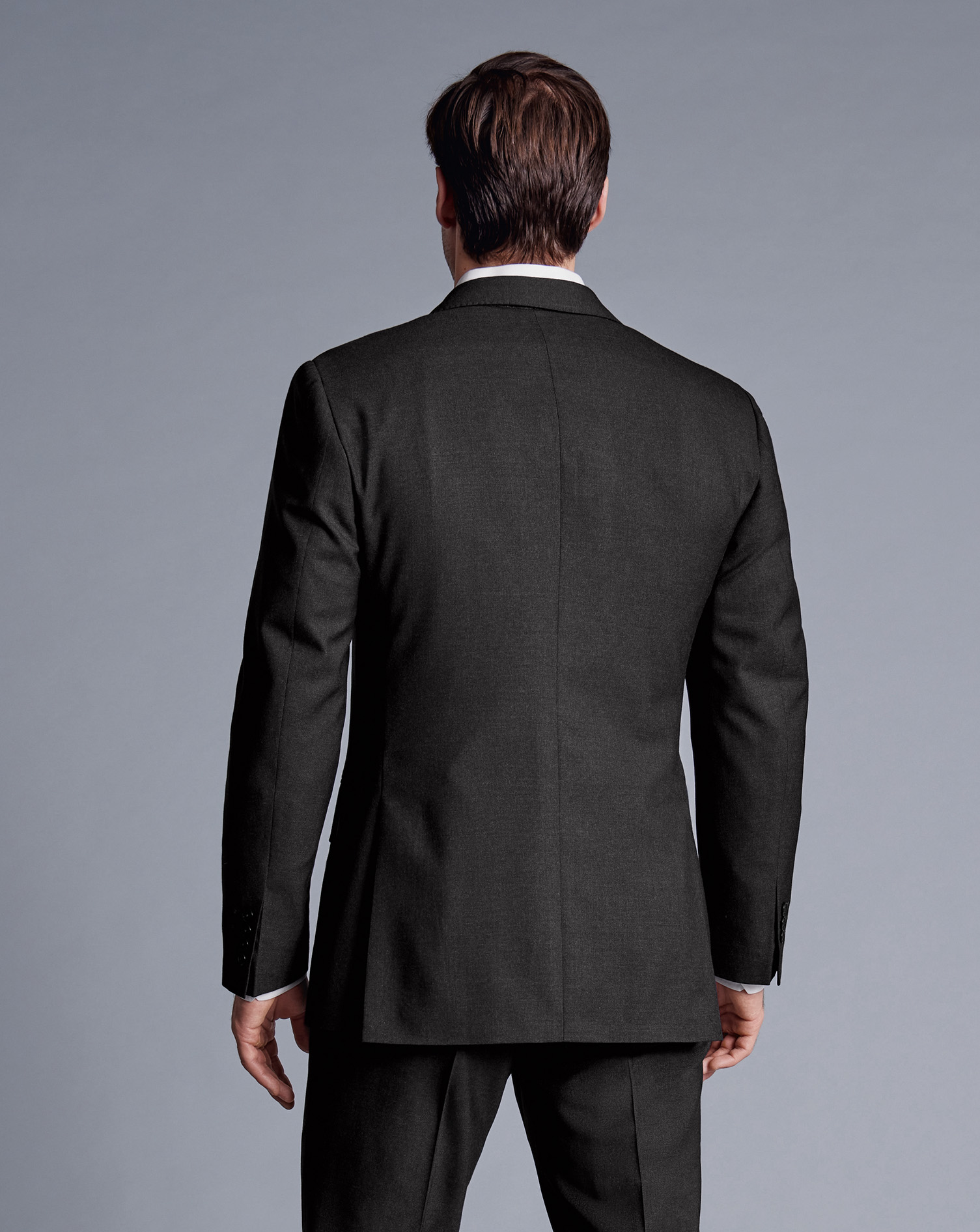 Italian Luxury Suit Jacket - Charcoal Grey