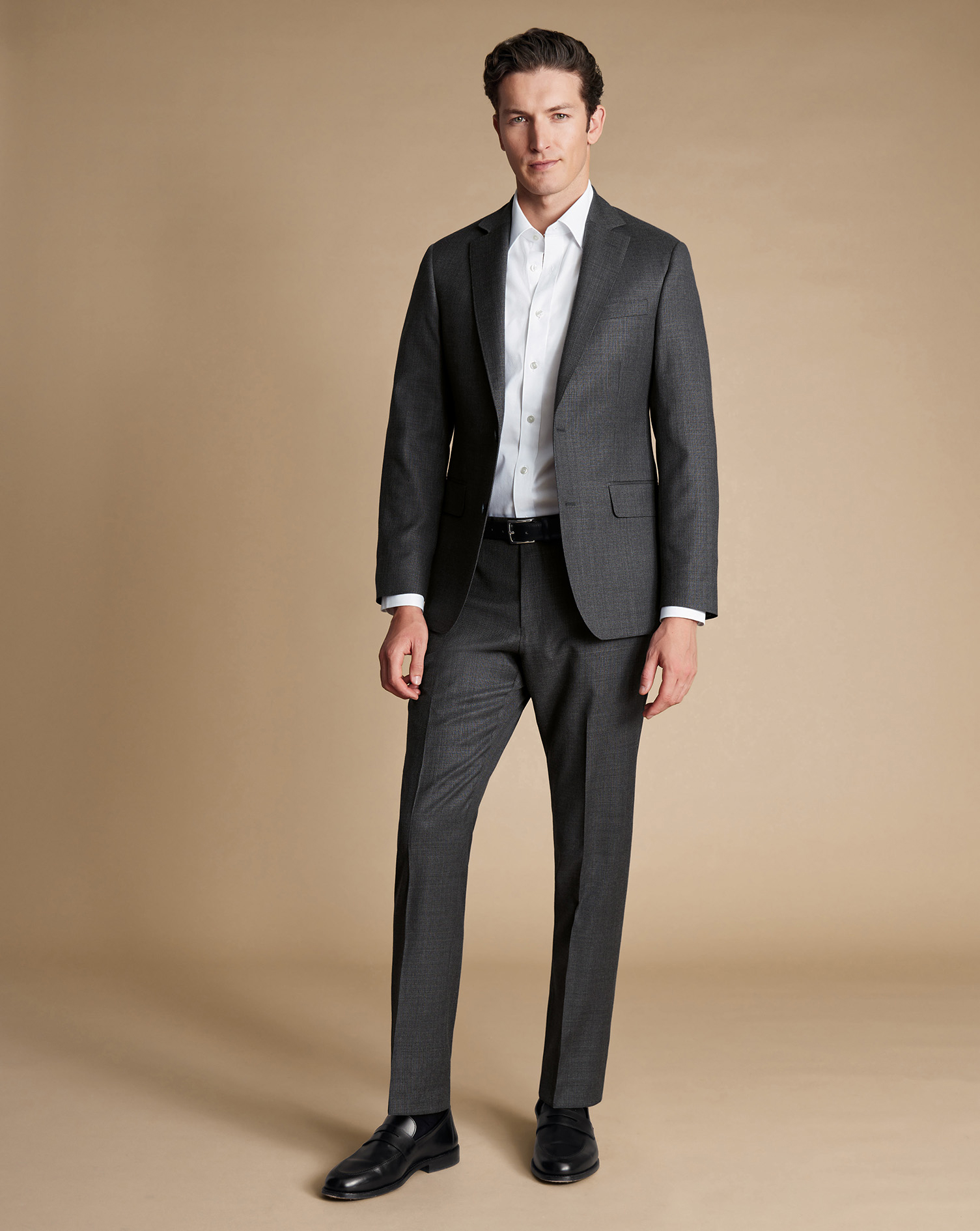 Italian Luxury Suit Jacket  - Dark Grey