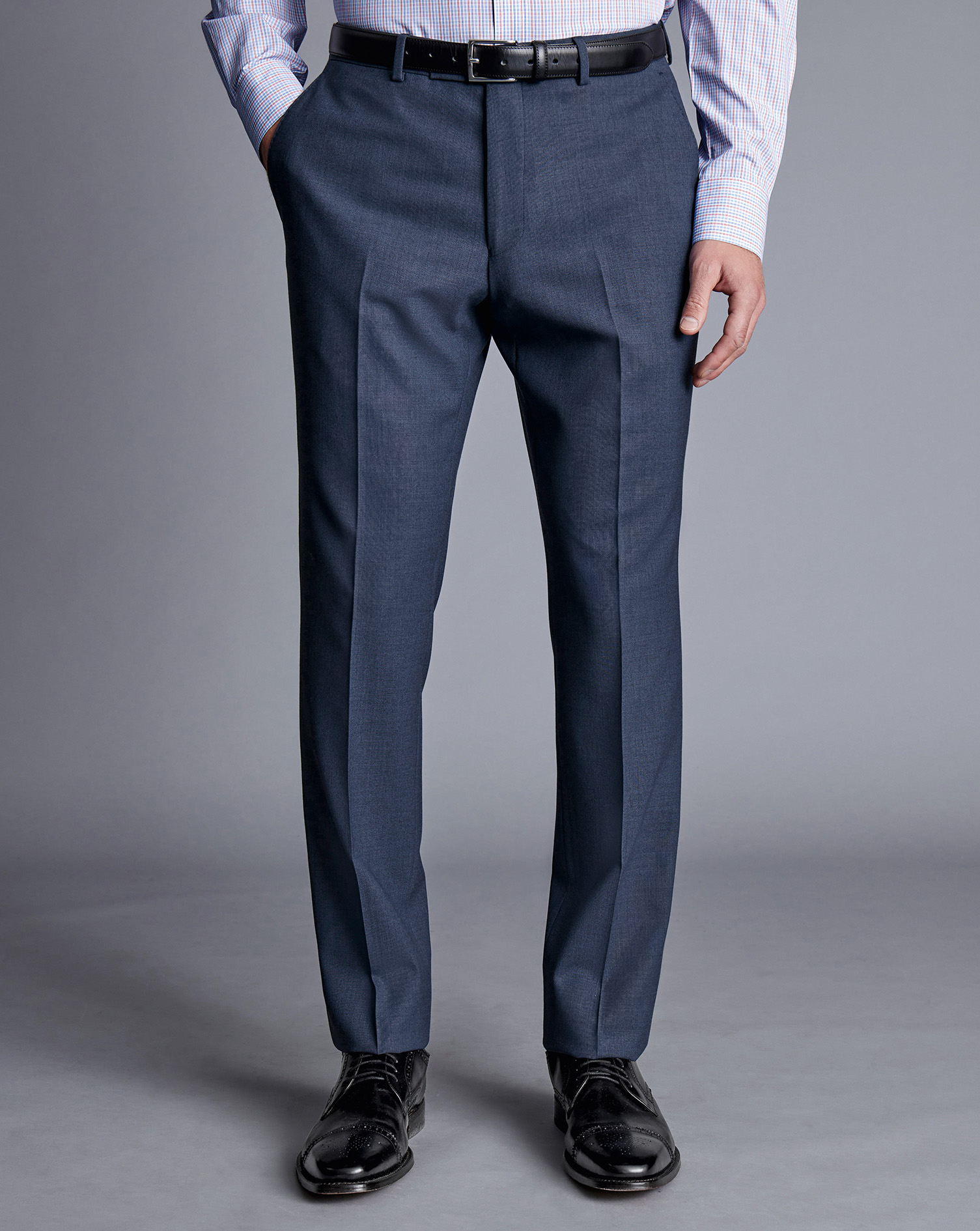 Ultimate Performance Suit Trousers - Heather Blue