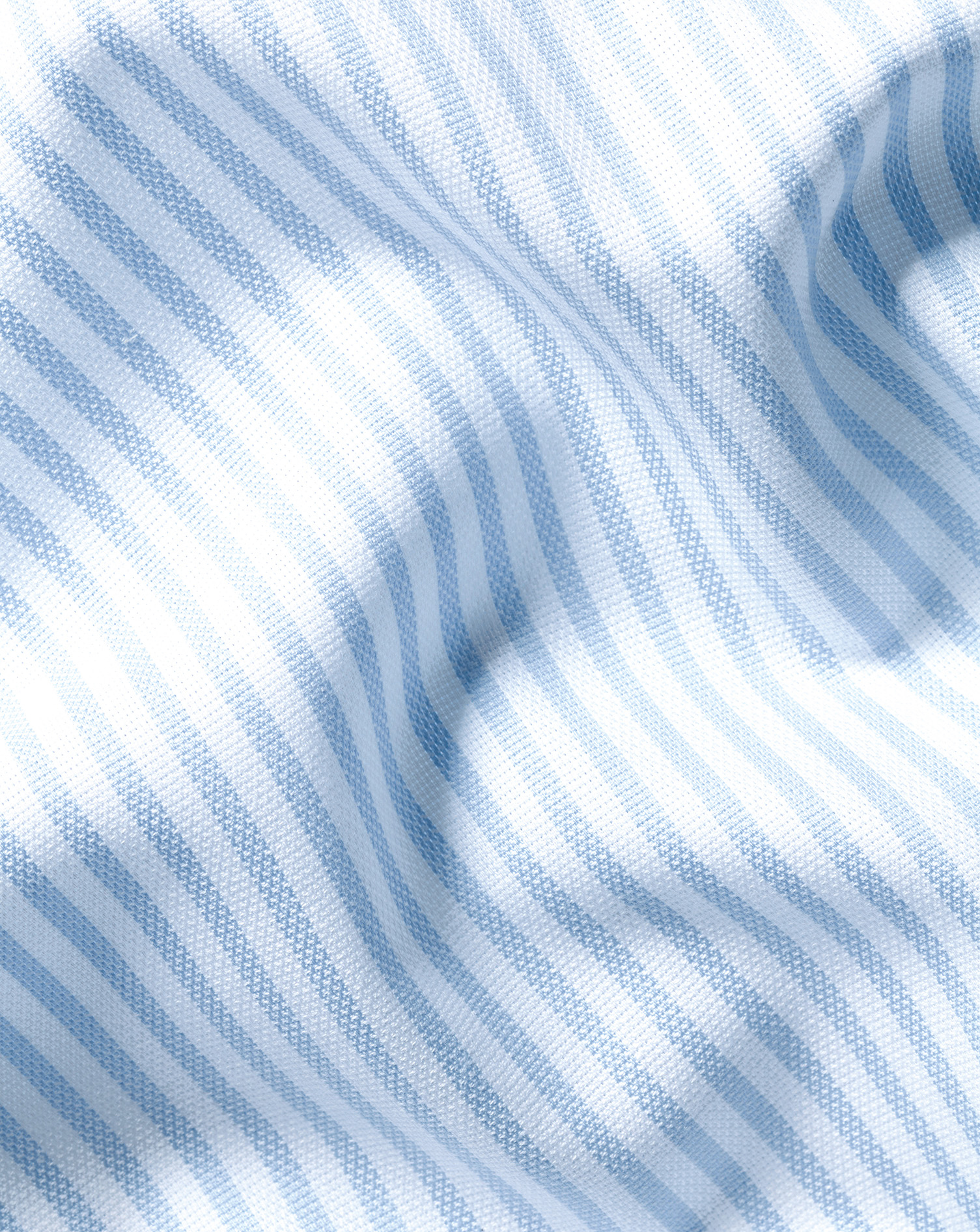 Non-Iron Royal Oxford Stripe Shirt - Sky Blue