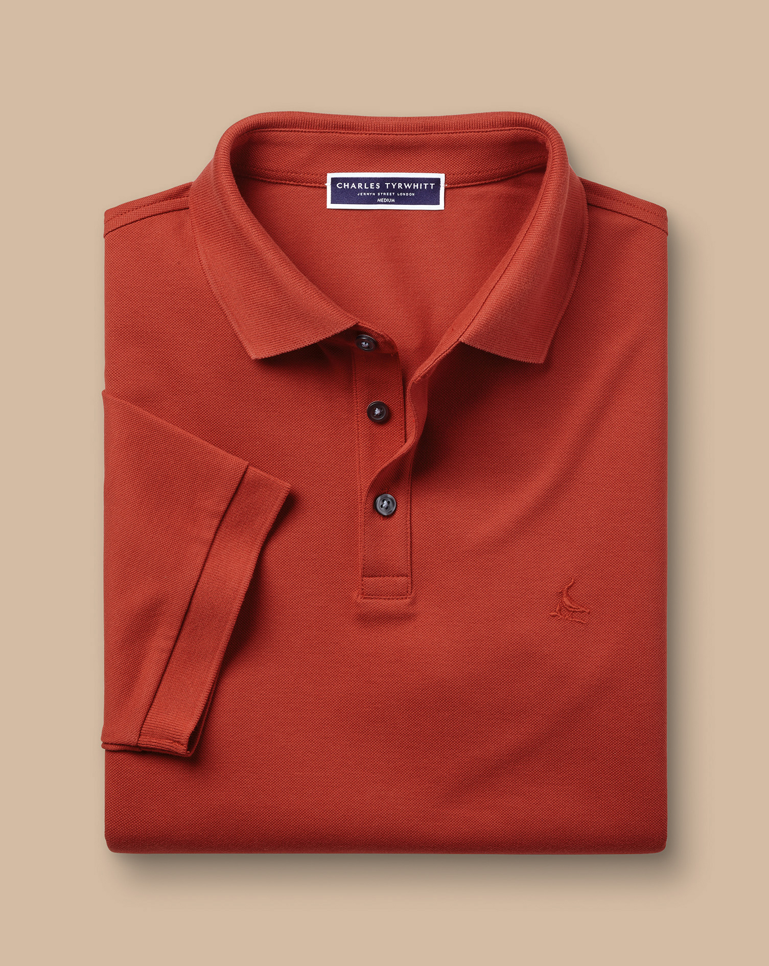 Tyrwhitt Pique Polo - Orange