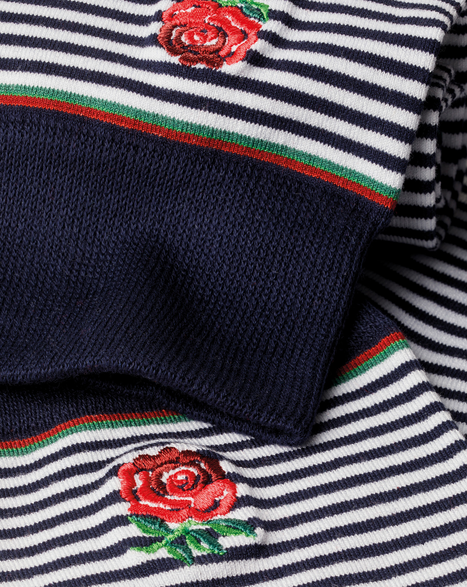 England Rugby Fine Stripe Socks - Navy & White