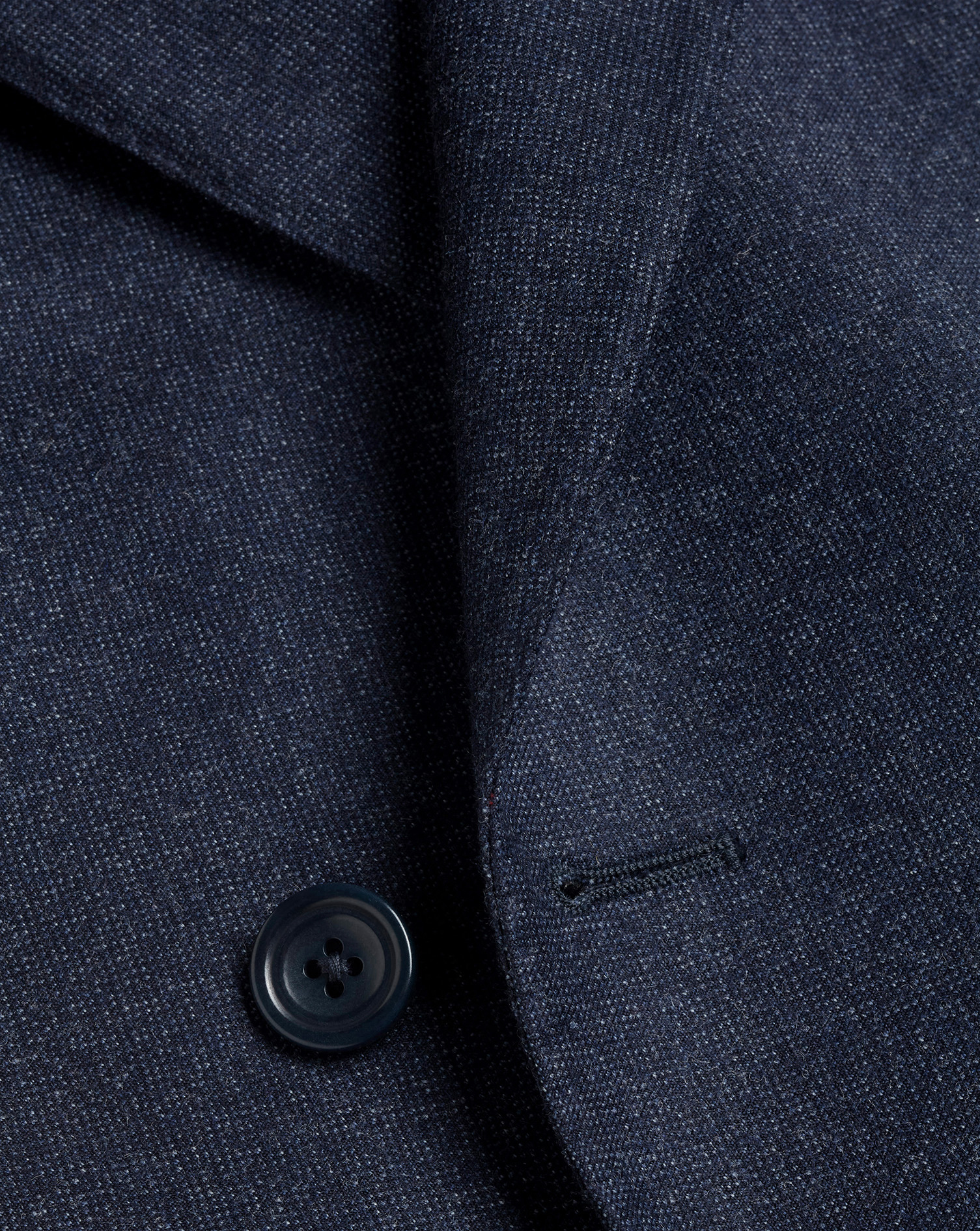 Italian Pindot Suit Jacket - Denim Blue