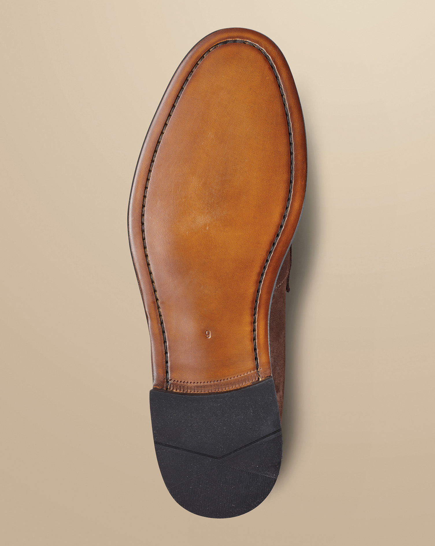 Suede Saddle Loafer - Chocolate Brown