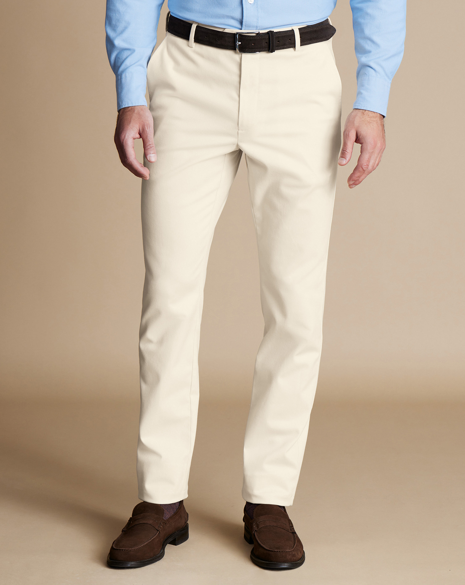 Ultimate Non-Iron Chinos - Ivory