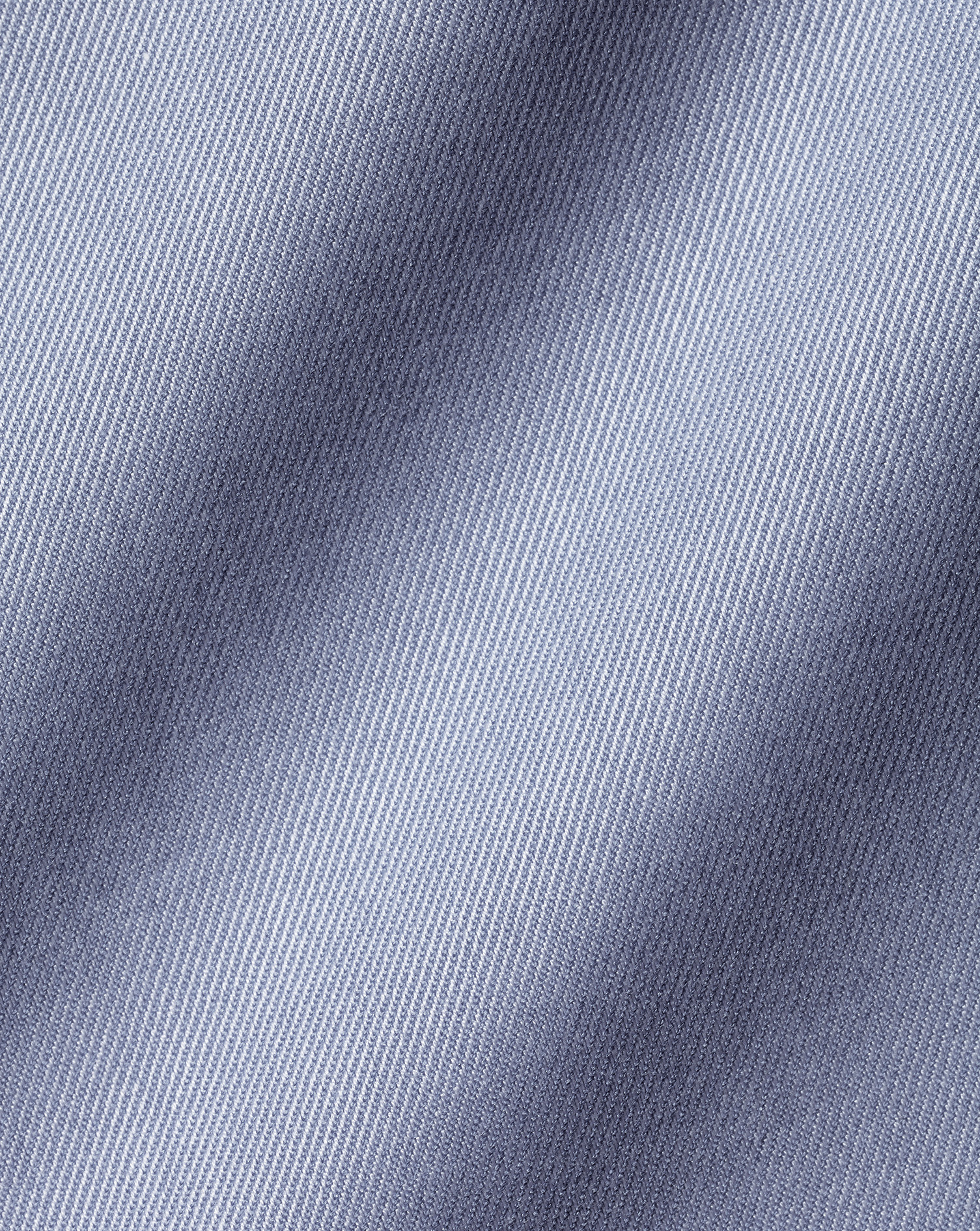 Cutaway Collar Non-Iron Twill Shirt- Indigo Blue