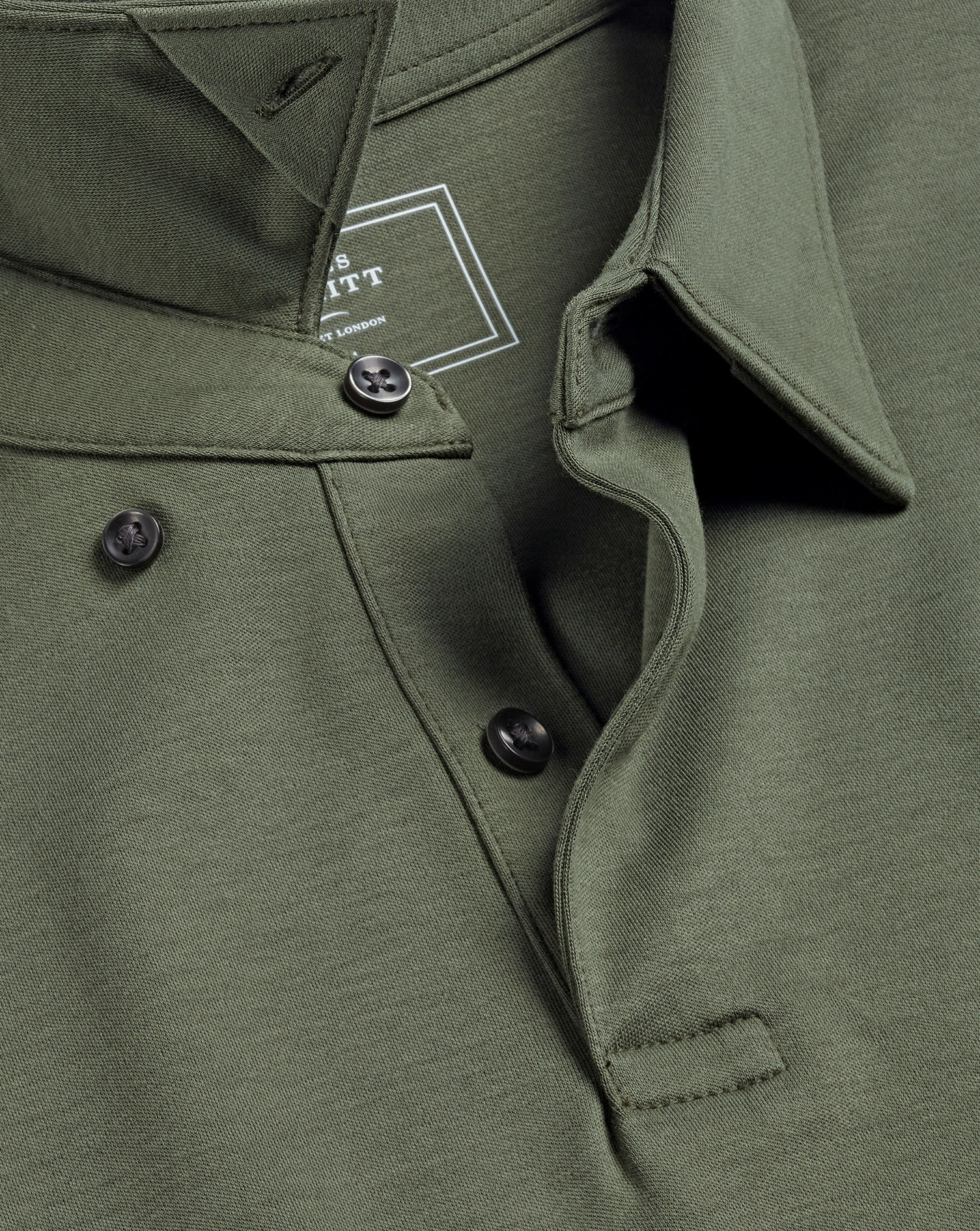 Smart Jersey Polo - Olive Green