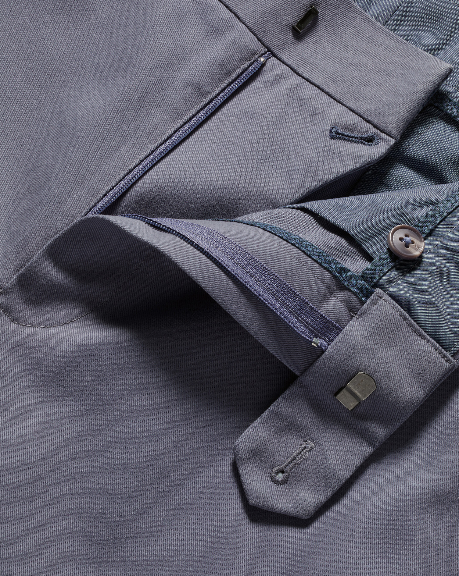 Ultimate Non-Iron Chinos - Heather Blue