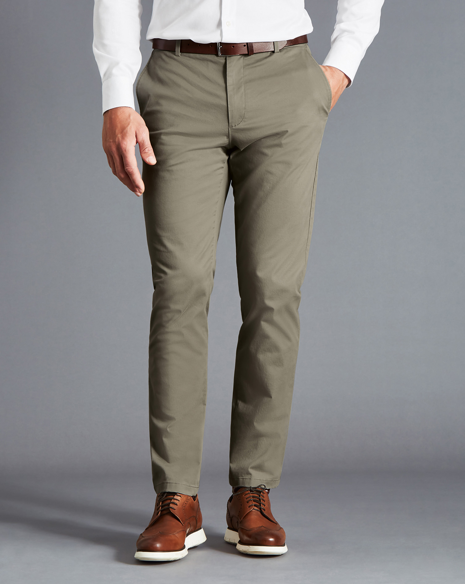 Lightweight Trousers - Sage Green