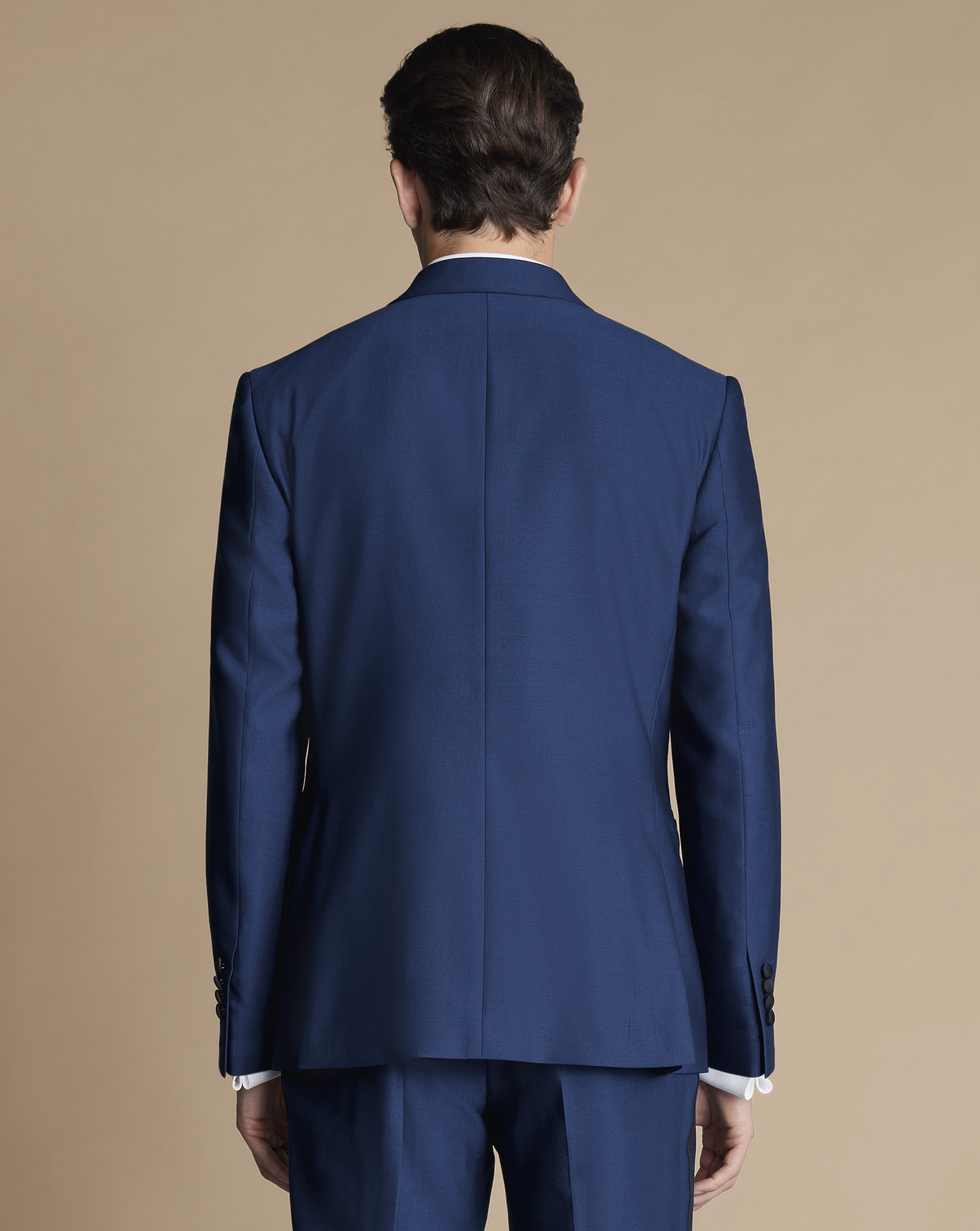 Peak Lapel Dinner Suit Jacket - Royal Blue