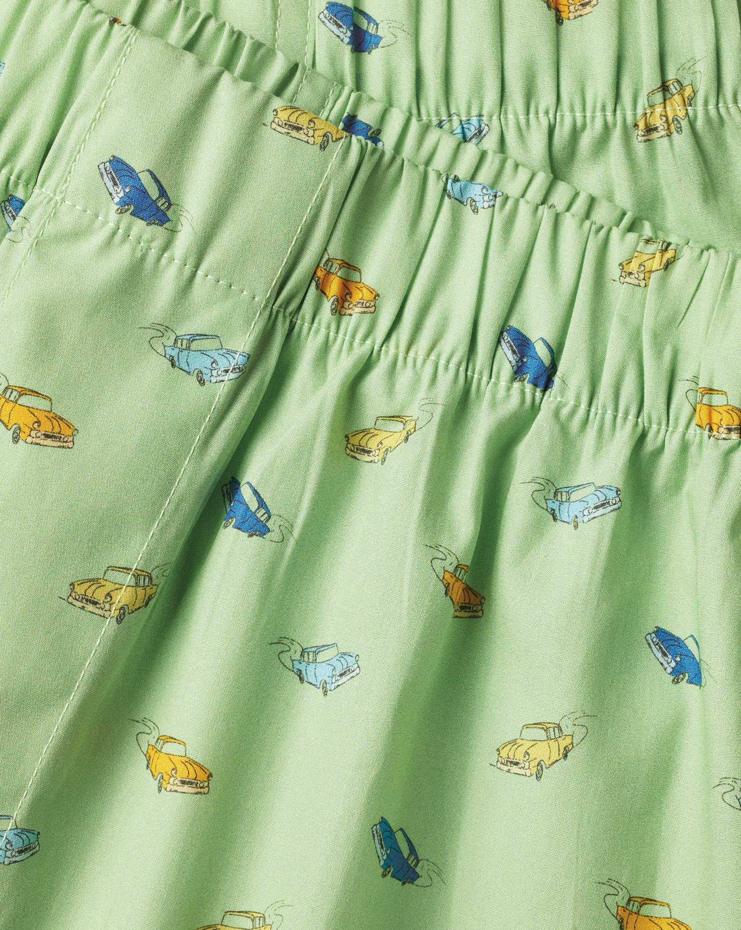 Cars Woven Boxers  - Light Green