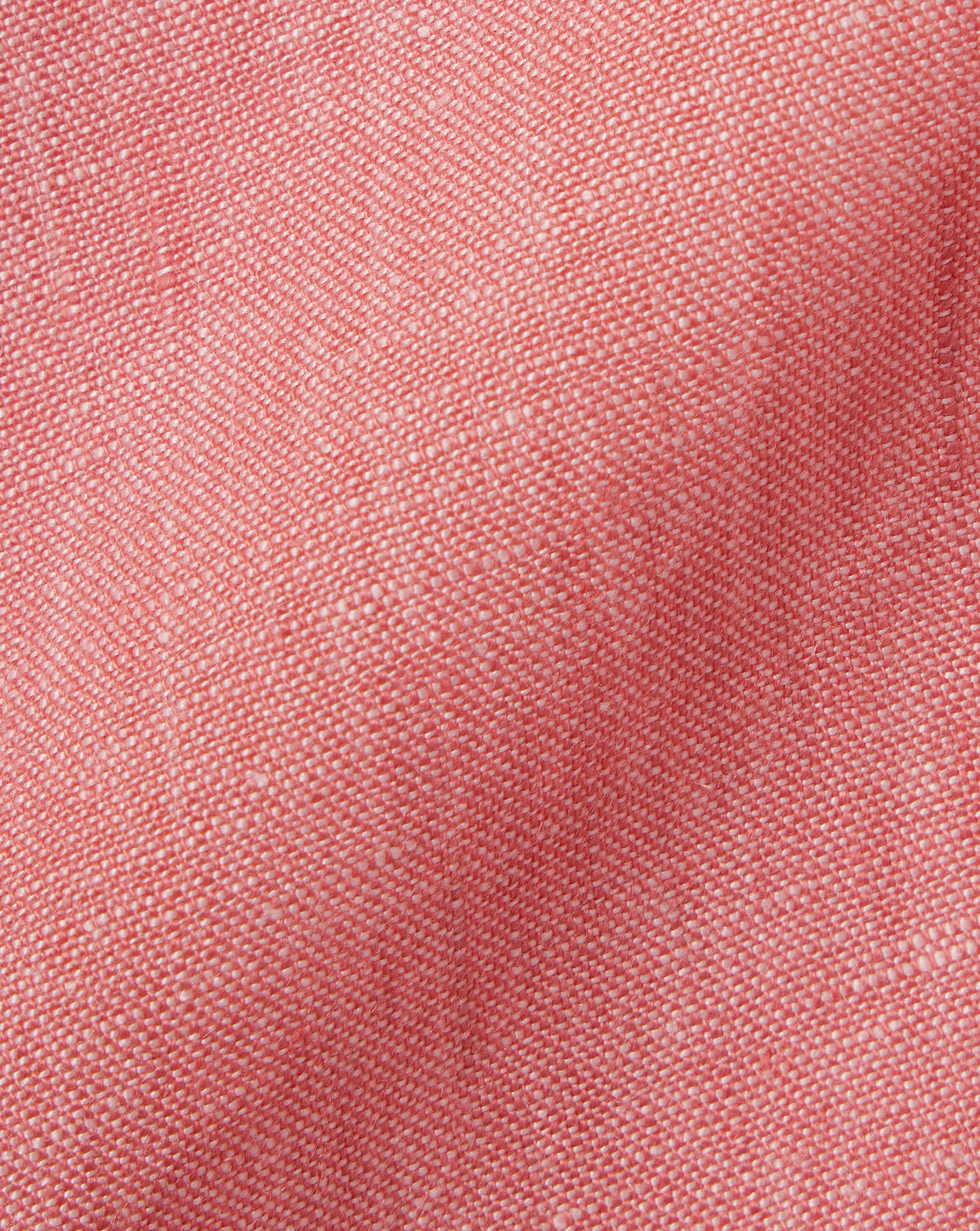 Pure Linen Shirt - Salmon Pink