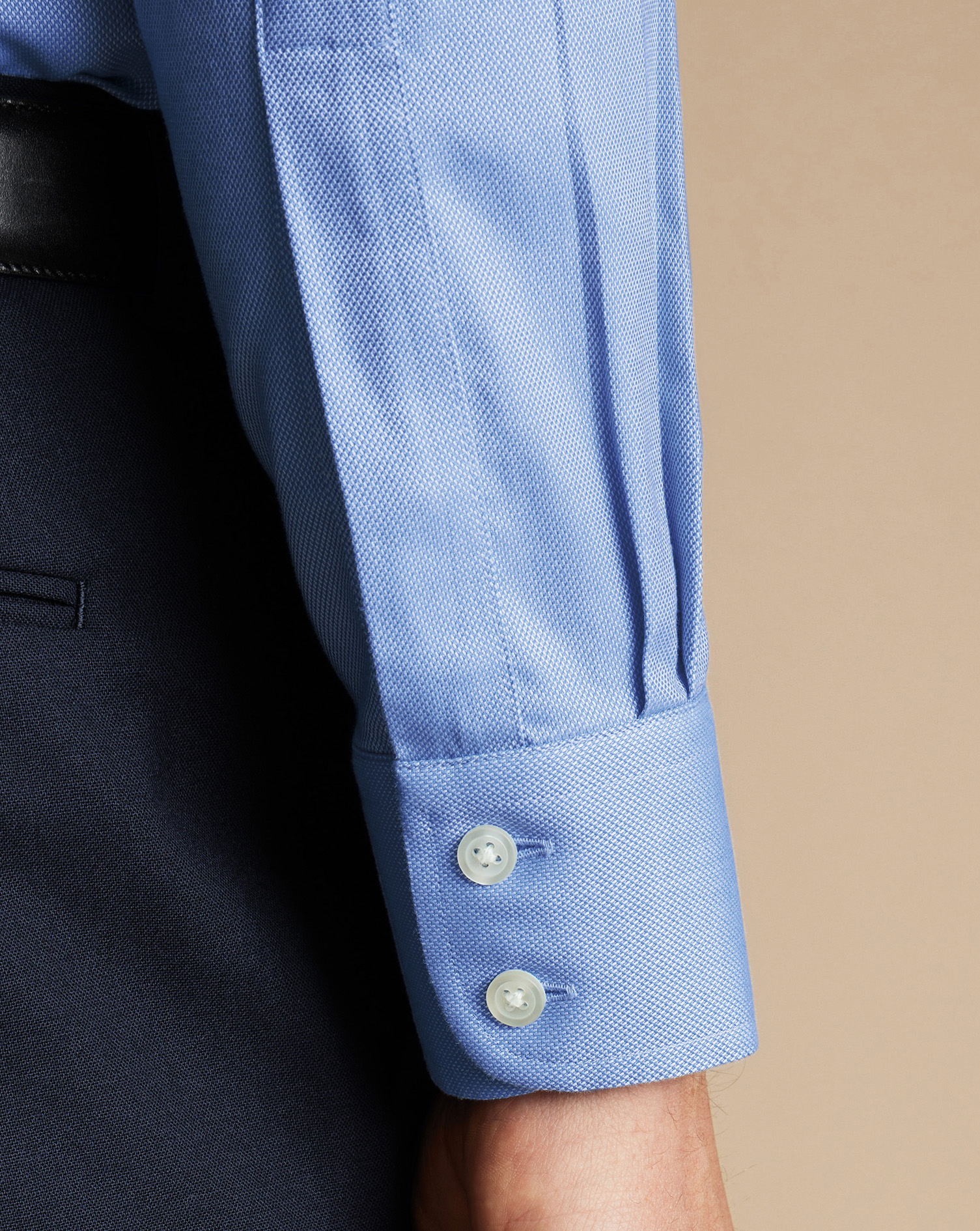 Non-Iron Royal Oxford Shirt - Ocean Blue