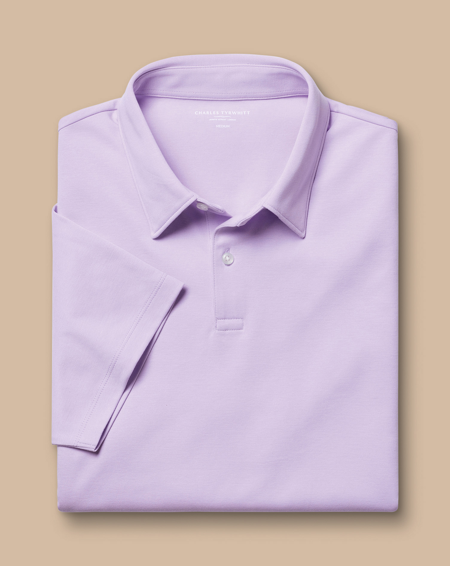 Smart Jersey Polo - Lilac Purple