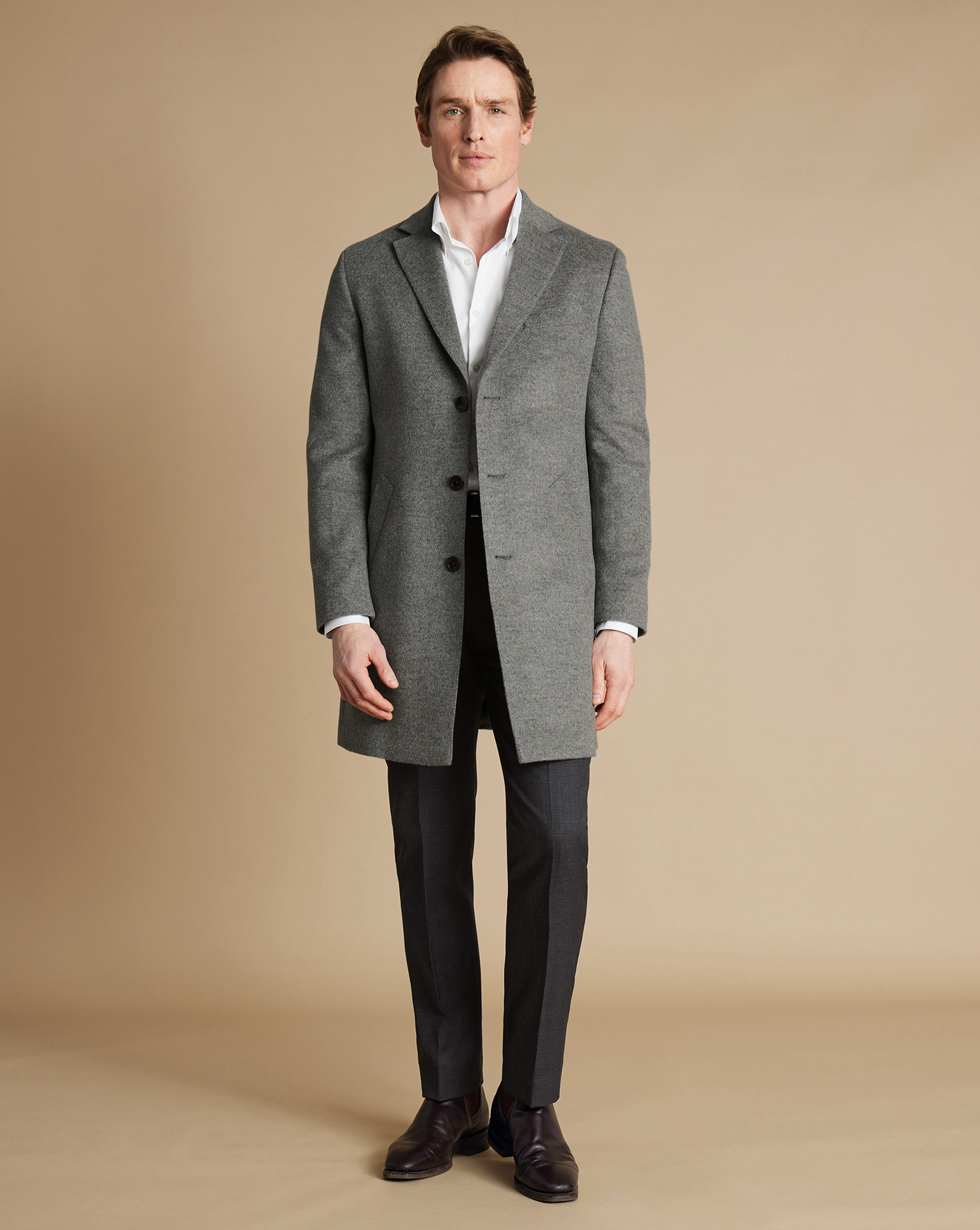 Wool Overcoat - Grey