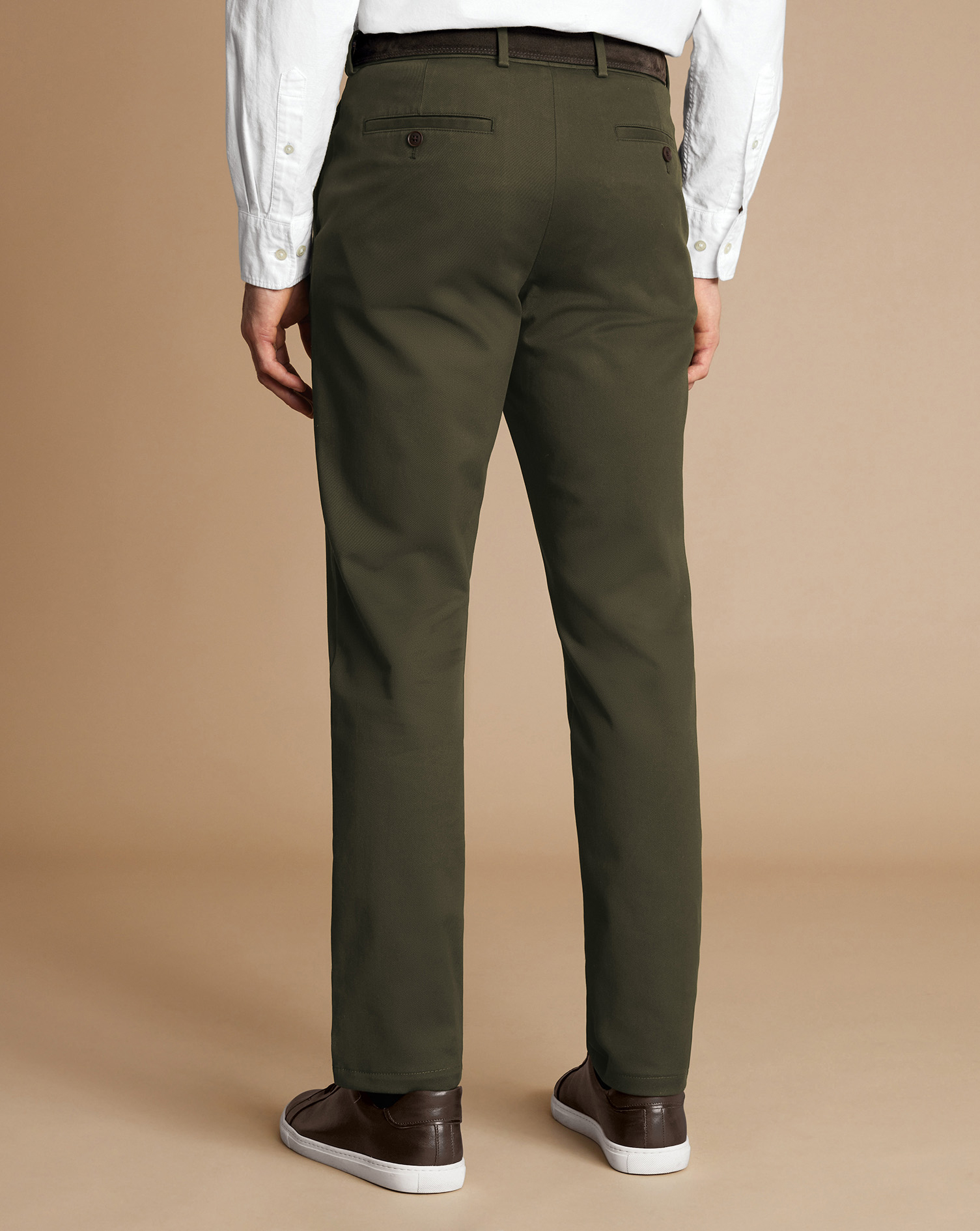 Ultimate Non-Iron Chinos - Forest Green