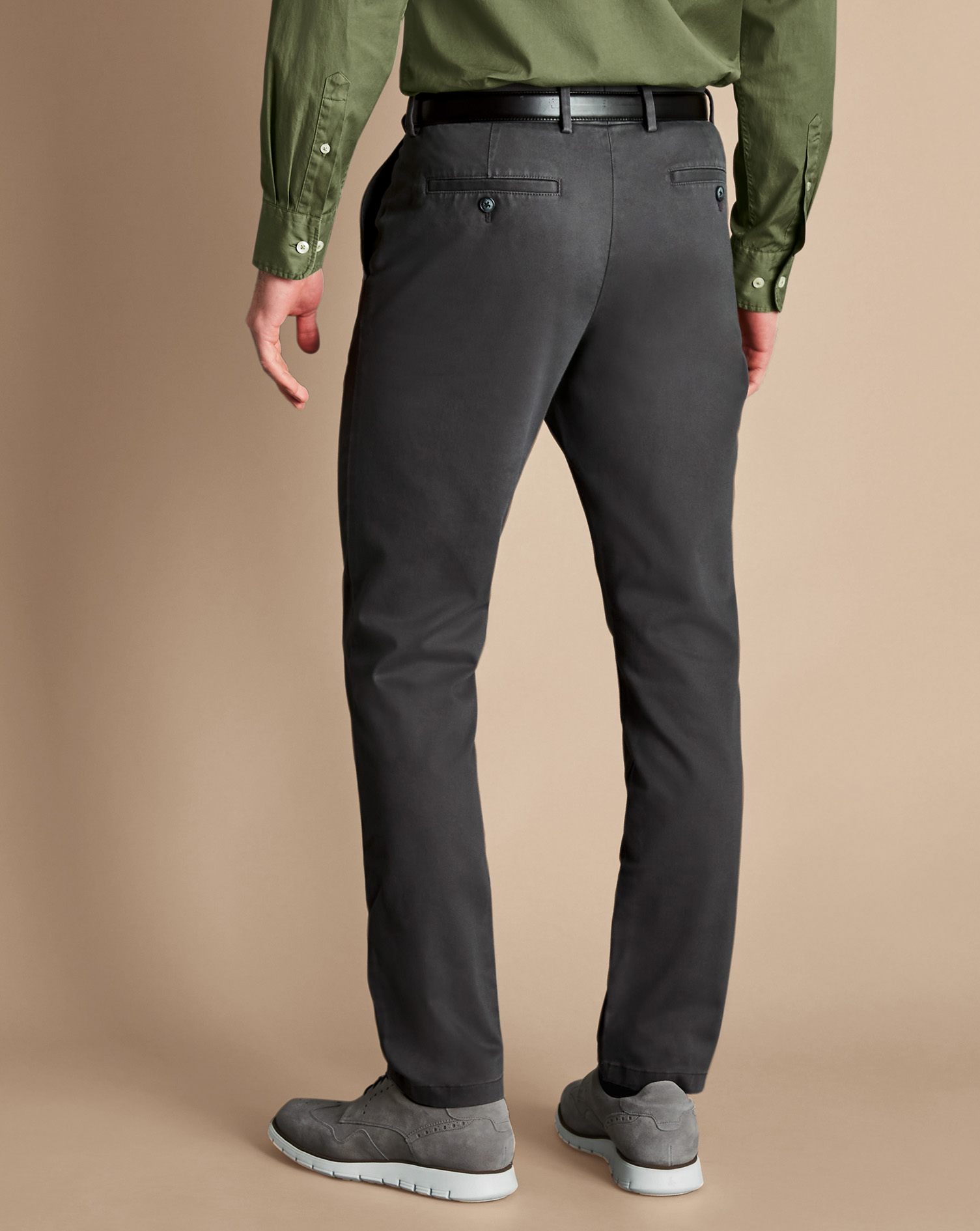 Ultimate Non-Iron Chinos - Dark Grey