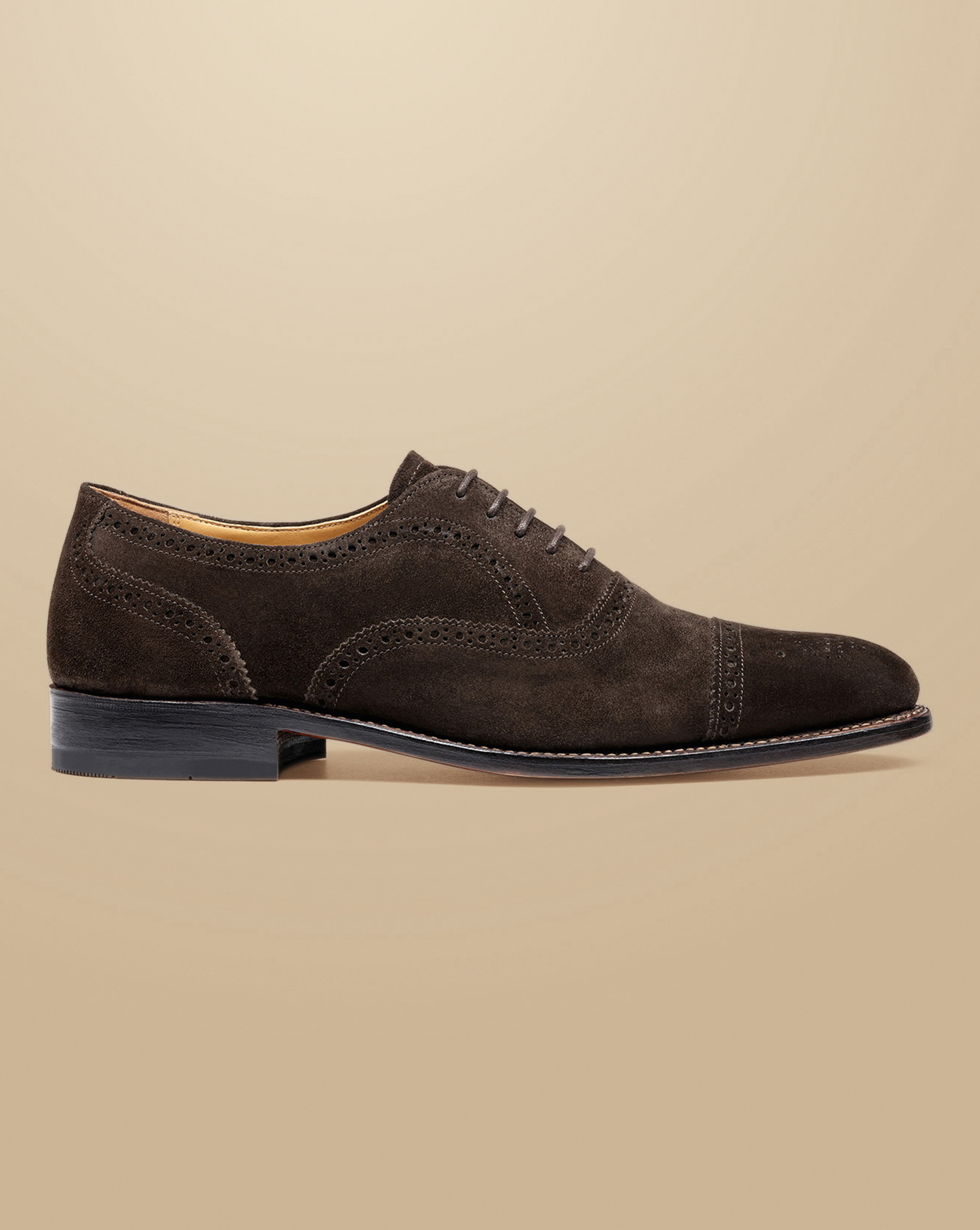 Black Suede/velvet Patent Leather Men Oxford Brogue Shoes 