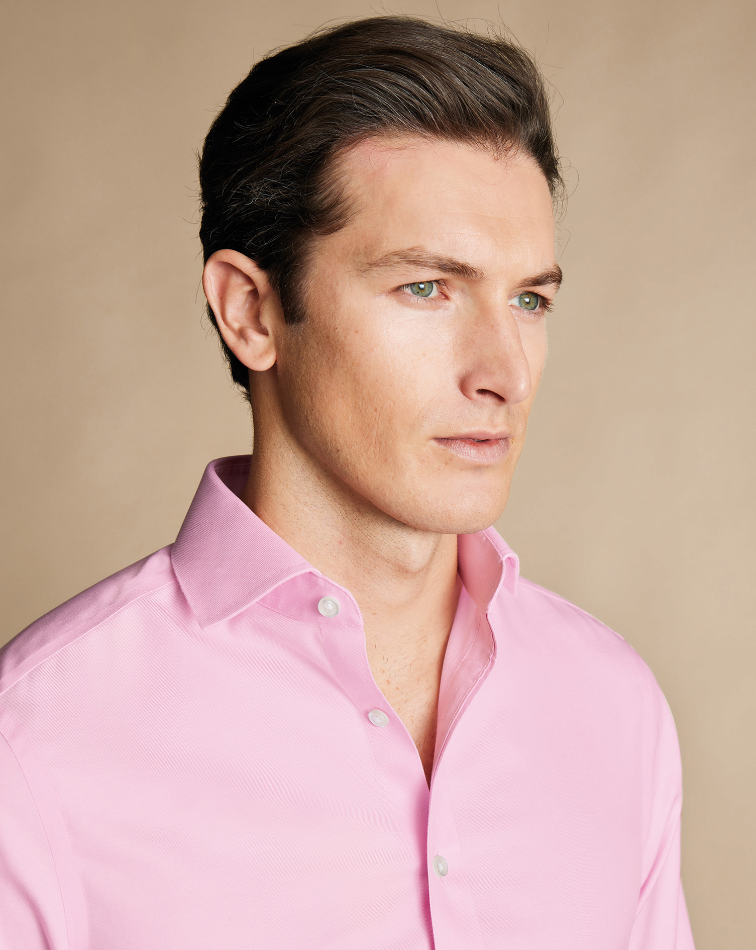 Non-Iron Twill Shirt - Pink