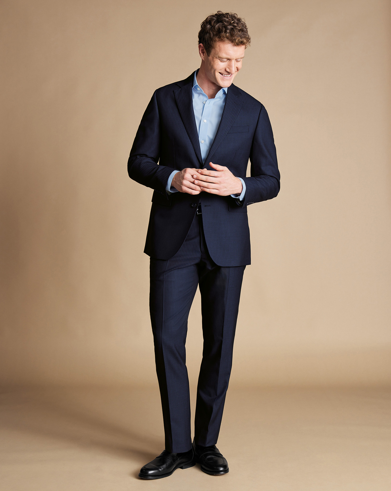 Stripe Suit - Navy