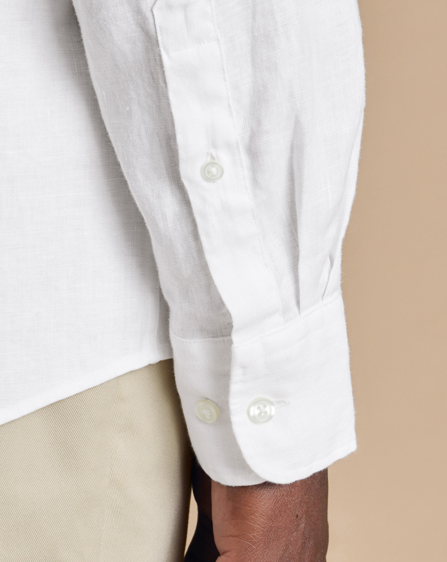 England Rugby Pure Linen Shirt - White