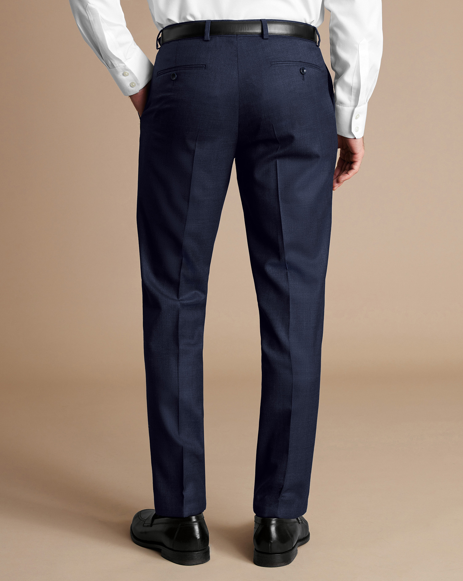 Ultimate Performance End-on-End Suit Trousers - Navy