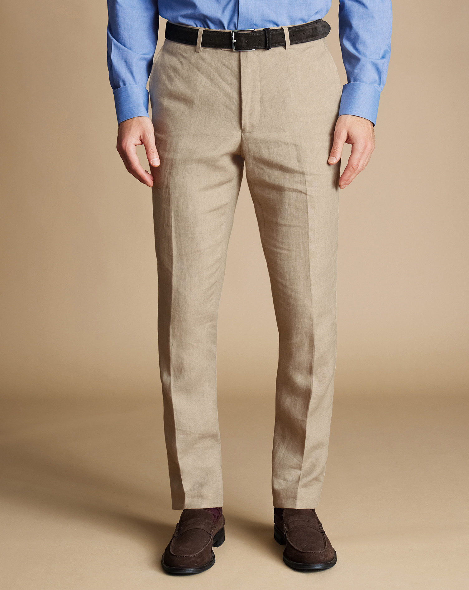 Linen Trousers - Taupe