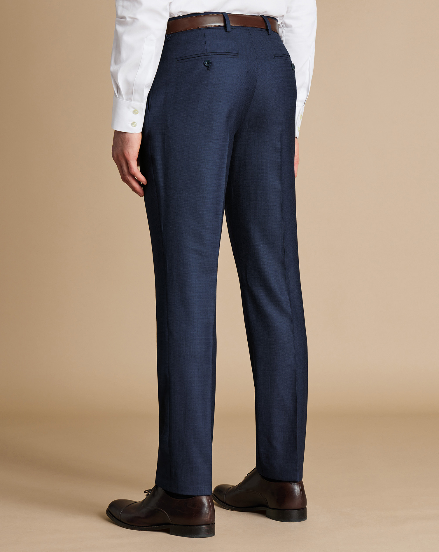 Ultimate Performance End-On-End Suit Trousers - Indigo Blue