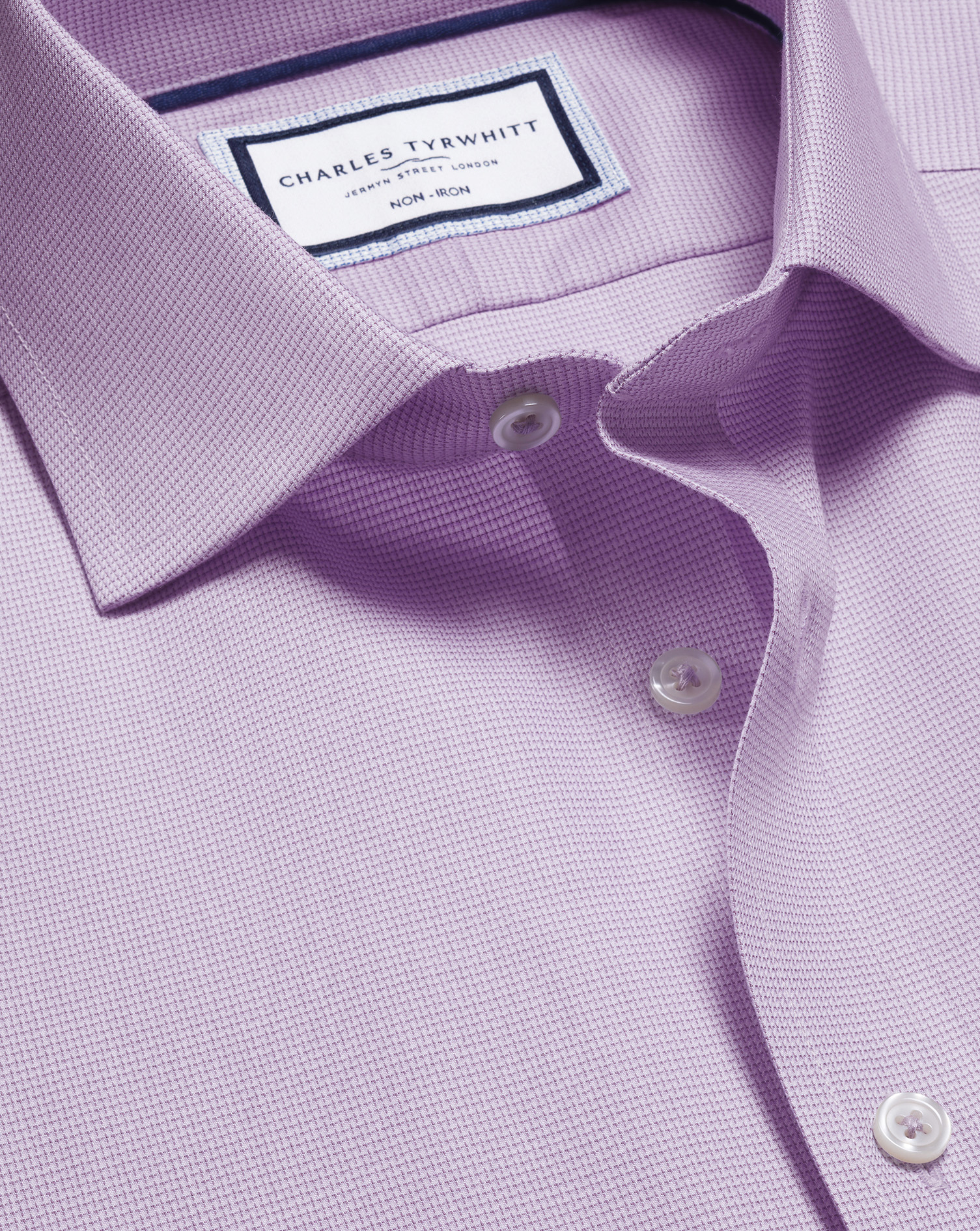 Non-Iron Westminster Weave Shirt - Lilac