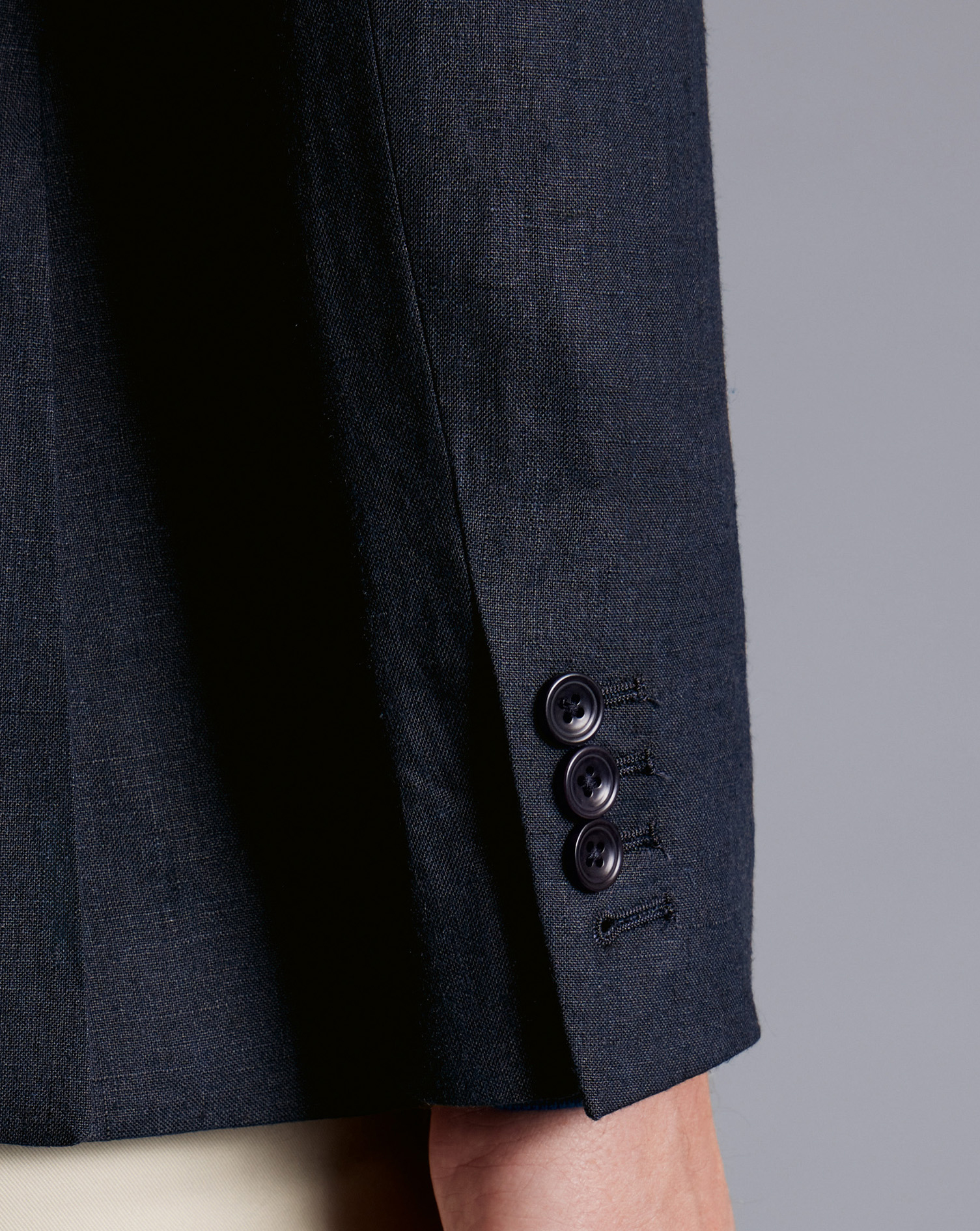 Linen Jacket - Dark Navy