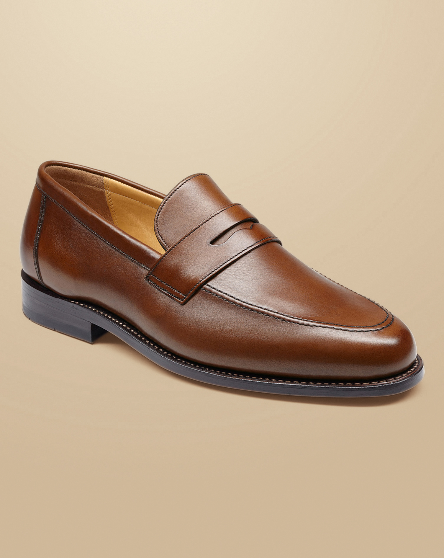 Saddle Loafers - Dark Tan