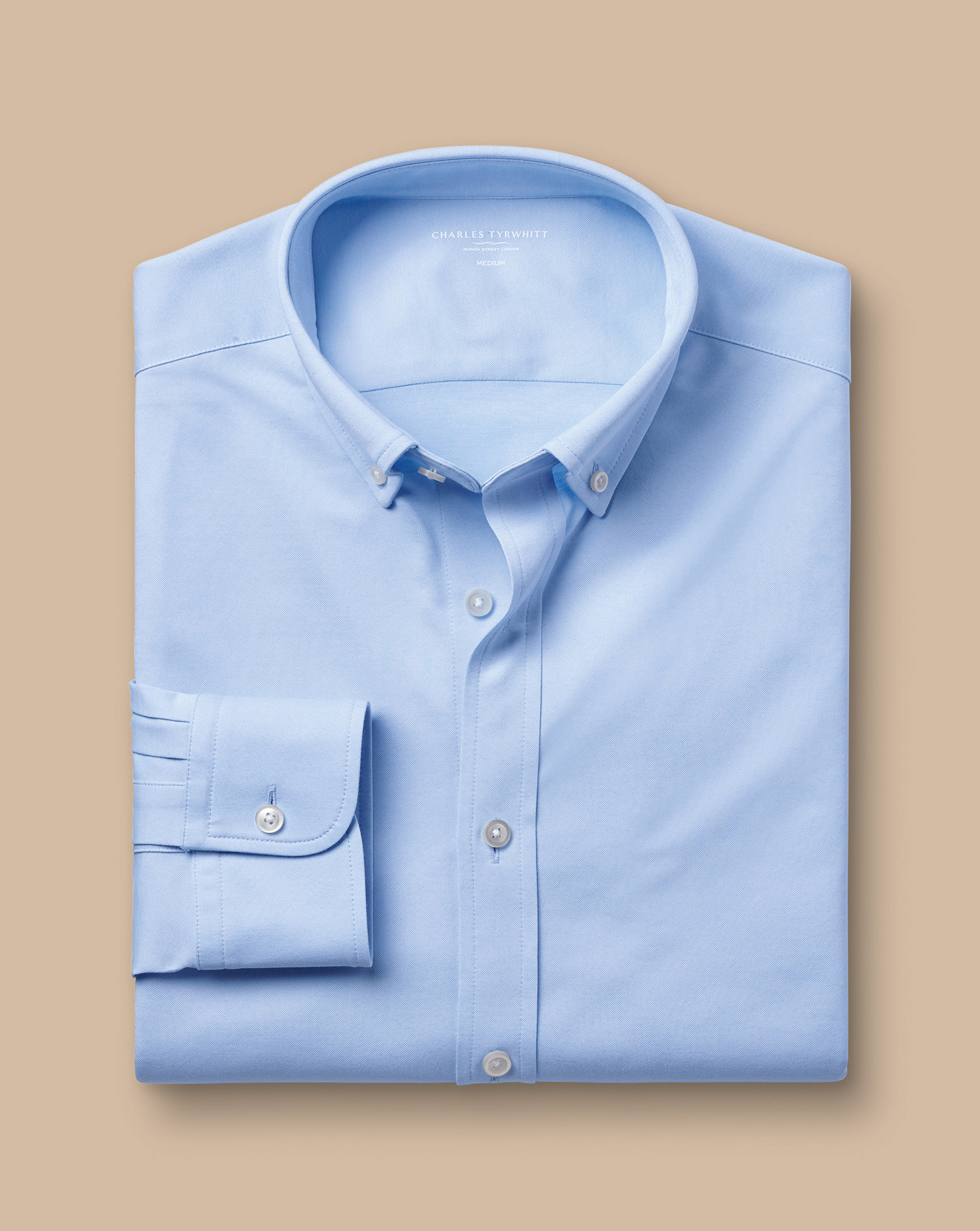 4-Way Stretch Jersey Shirt - Sky Blue