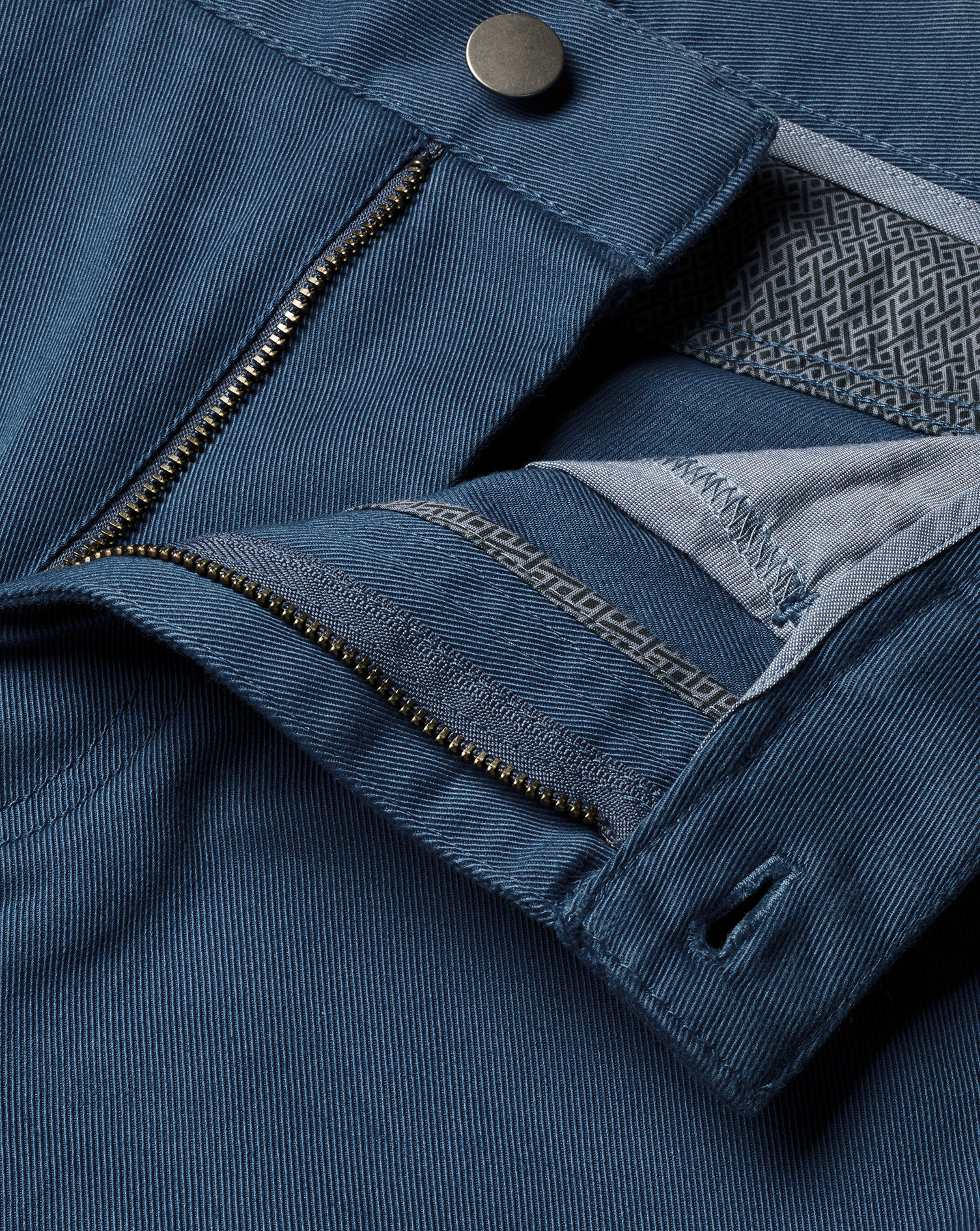 Twill 5 Pocket Jeans - Petrol Blue