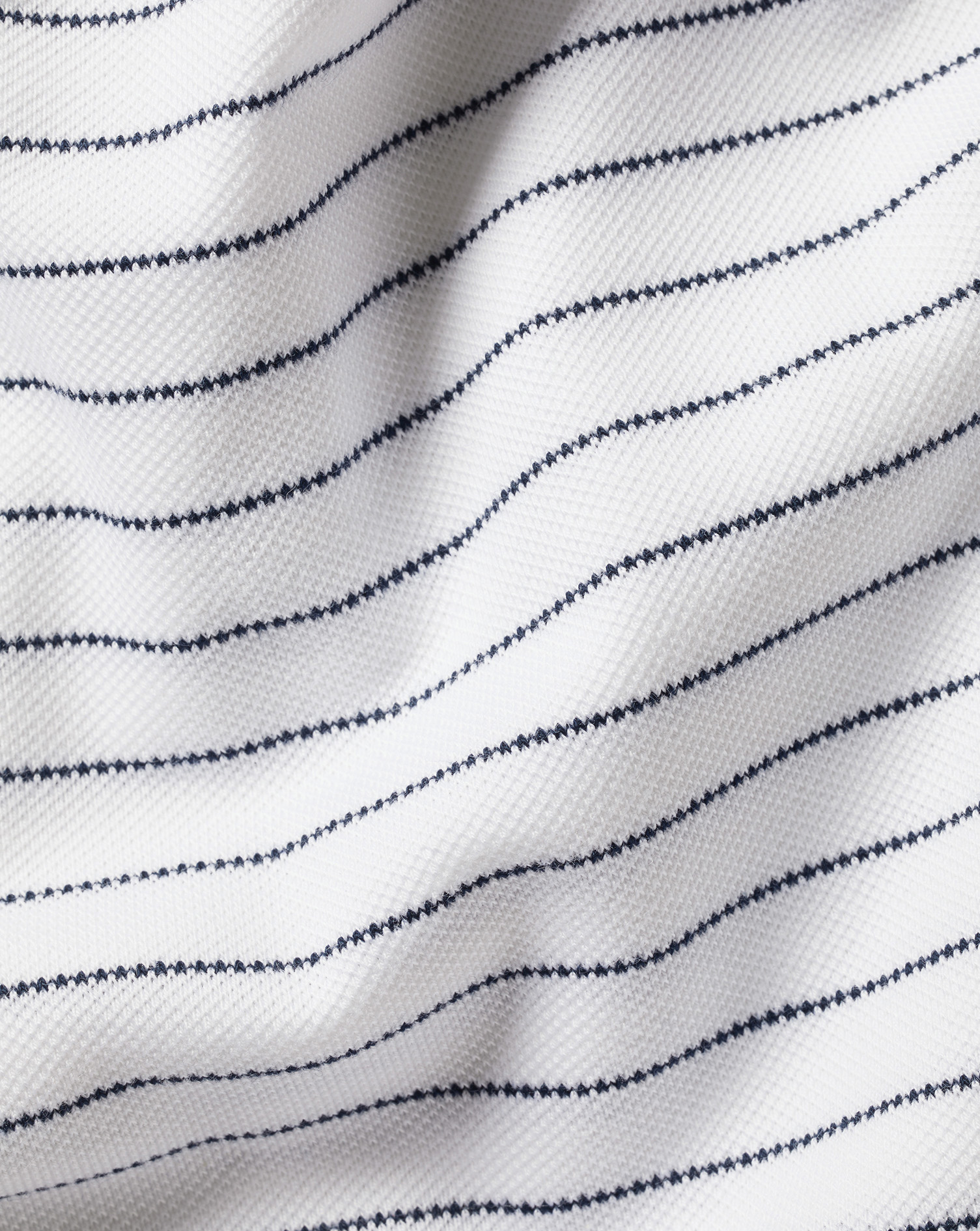 Tyrwhitt Pique Polo - White & Navy