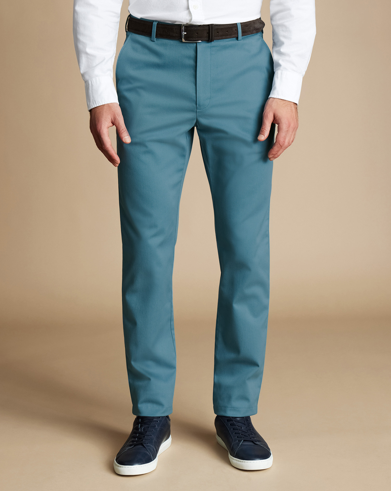 Ultimate Non-Iron Chinos - Mid Blue