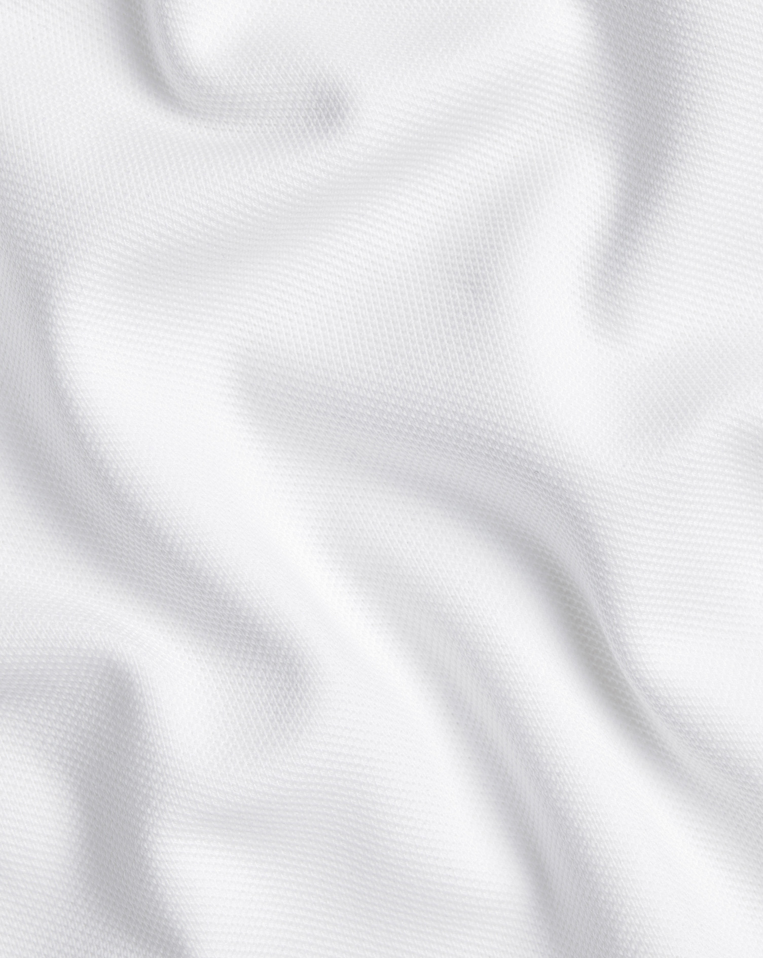 Performance Zip Neck Polo - White