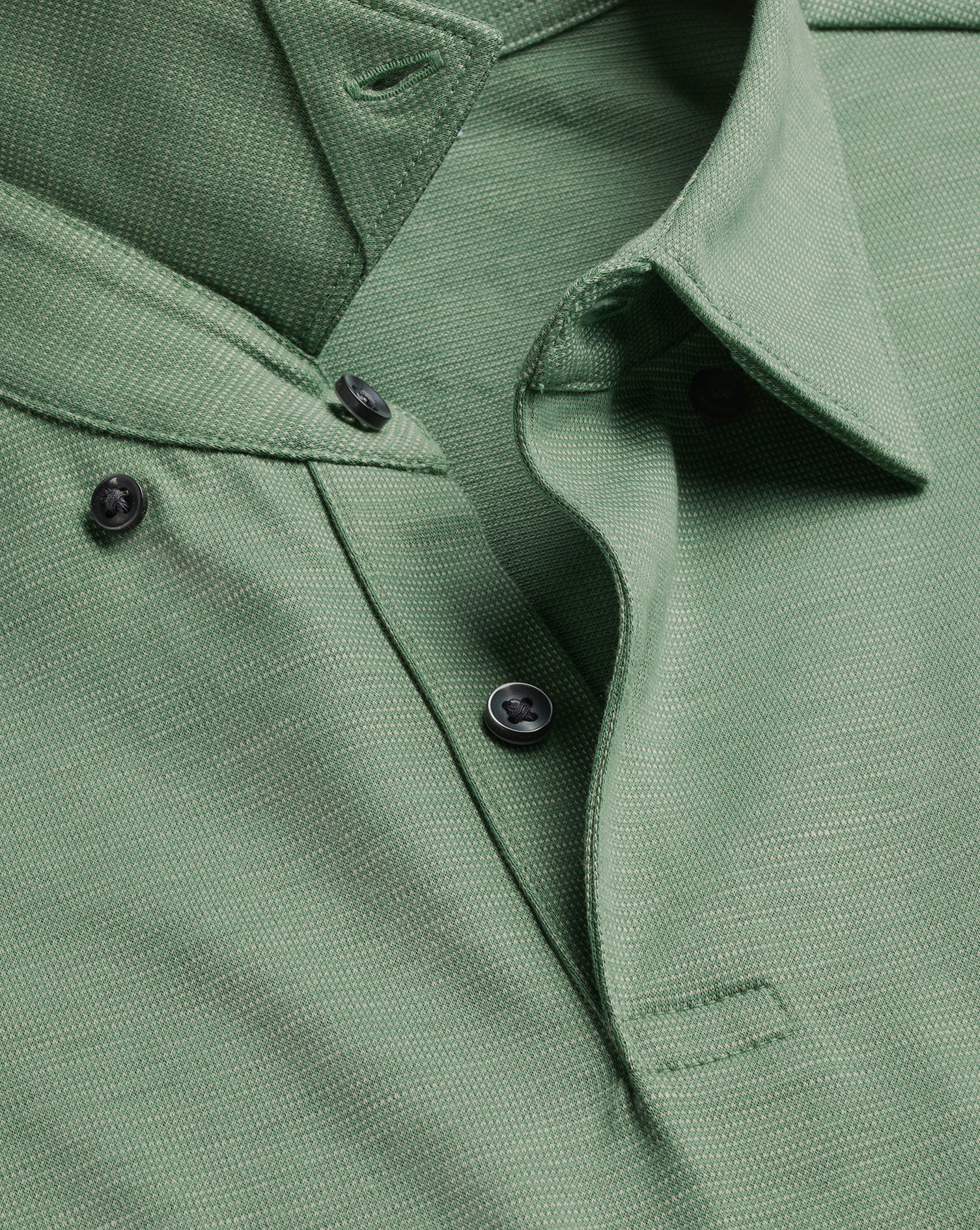 Performance Semi Plain Polo - Light Green