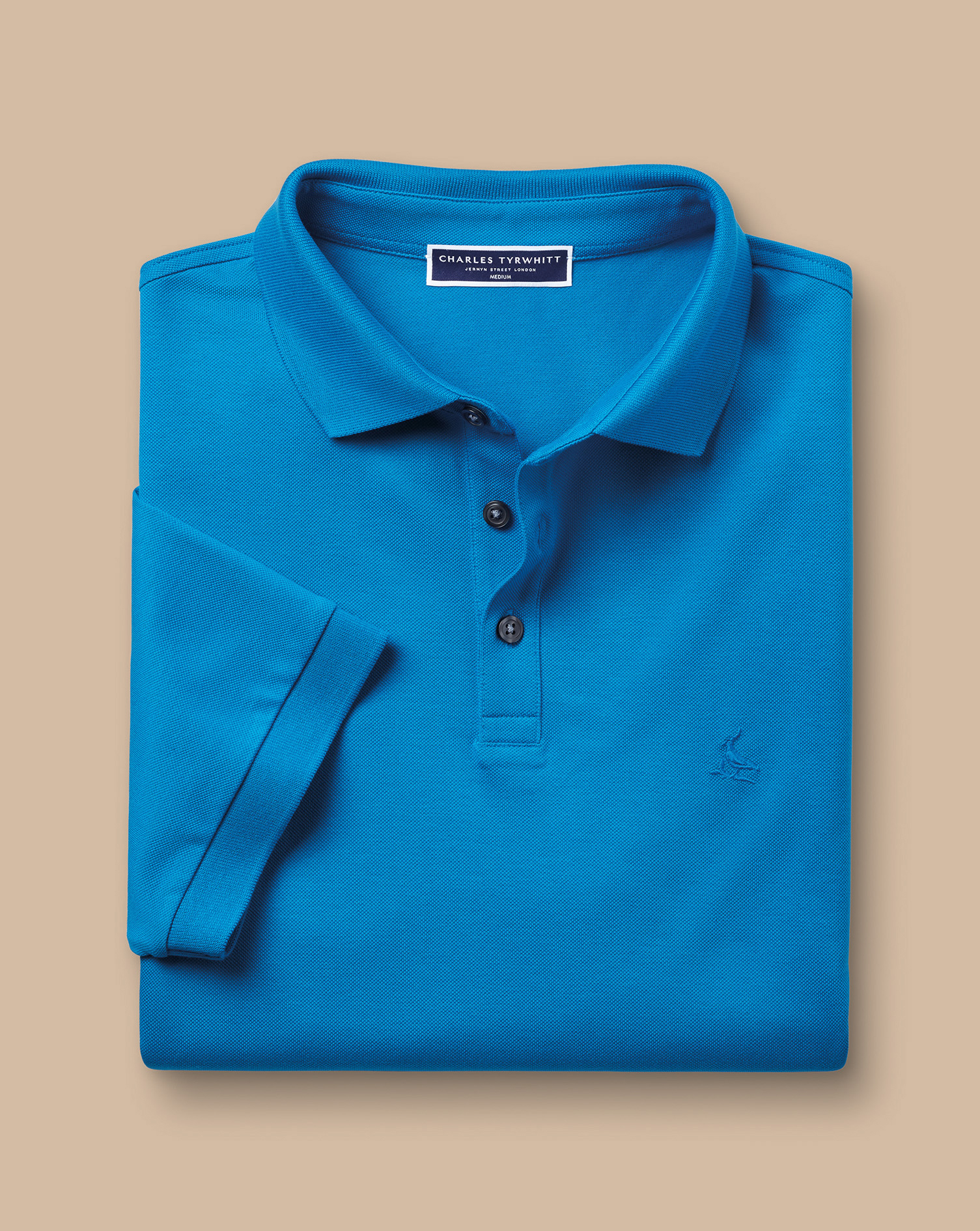 Tyrwhitt Pique Polo - Turquoise