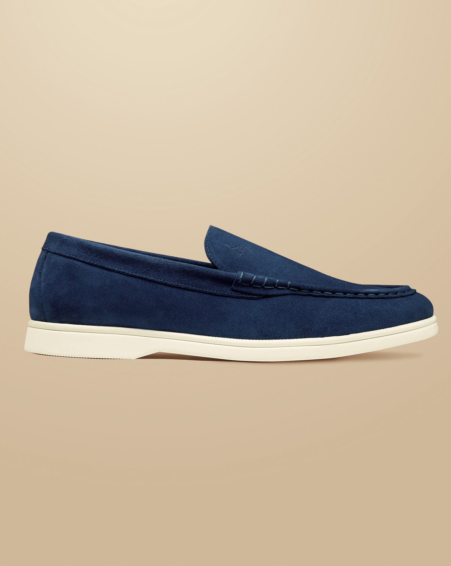 Suede Slip-On Loafer - French blue