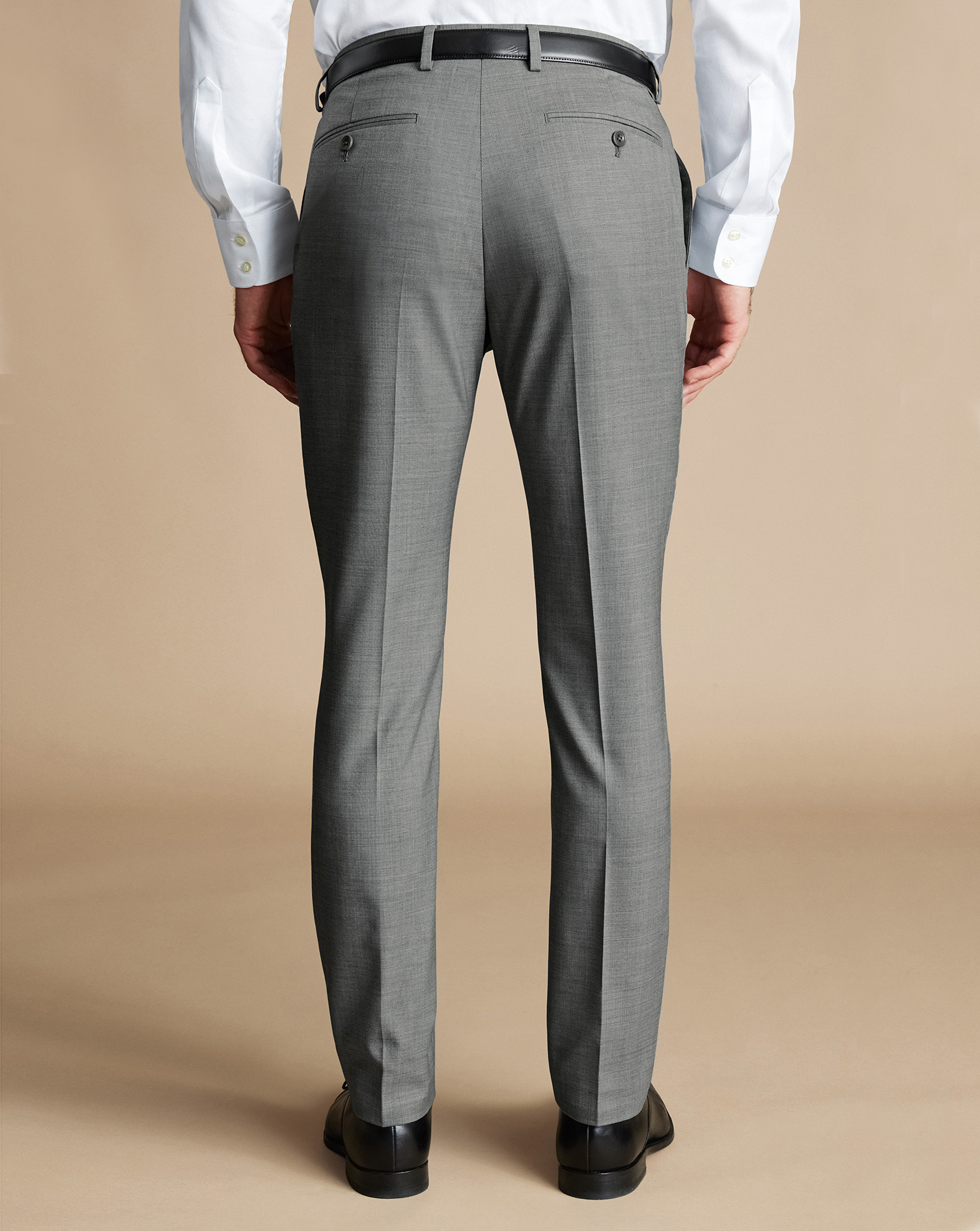 Ultimate Performance Sharkskin Suit Trousers - Grey