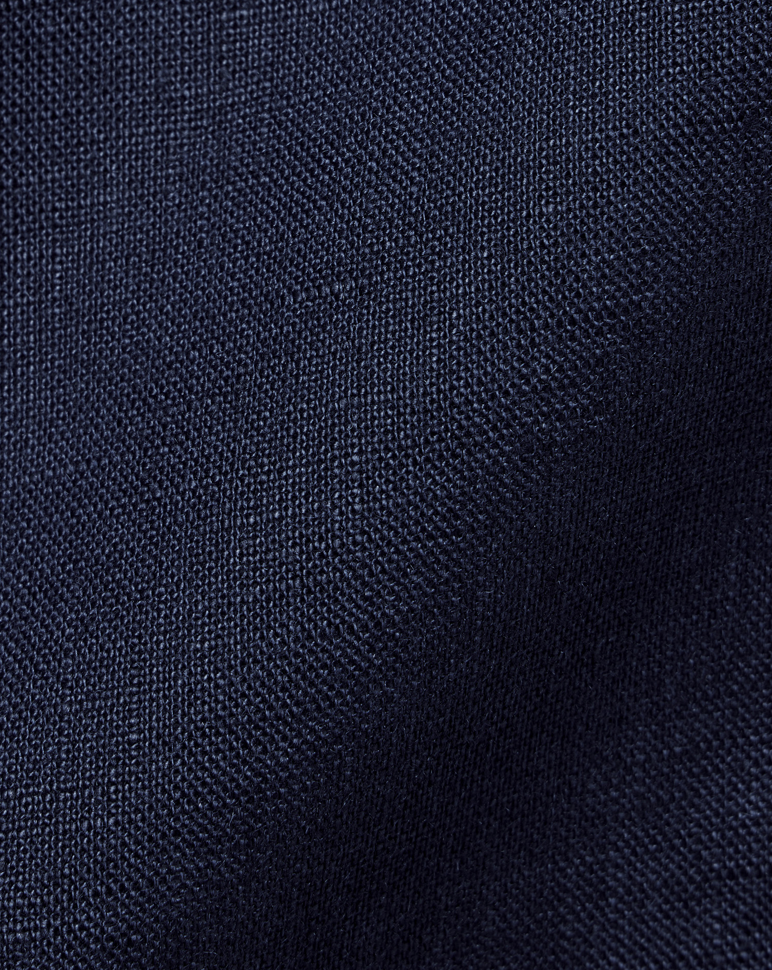 Pure Linen Shirt - Navy