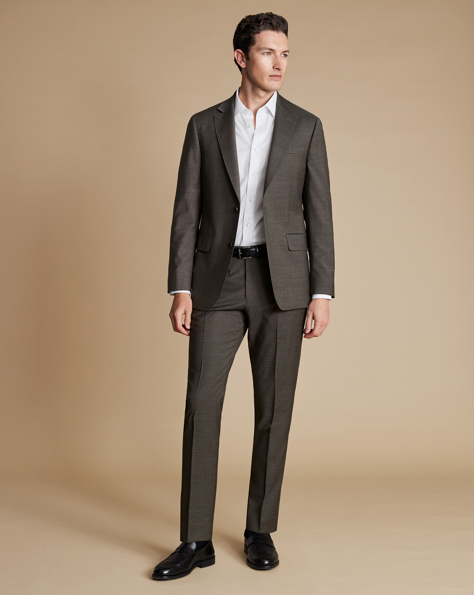 Italian Suit Jacket  - Cappuccino