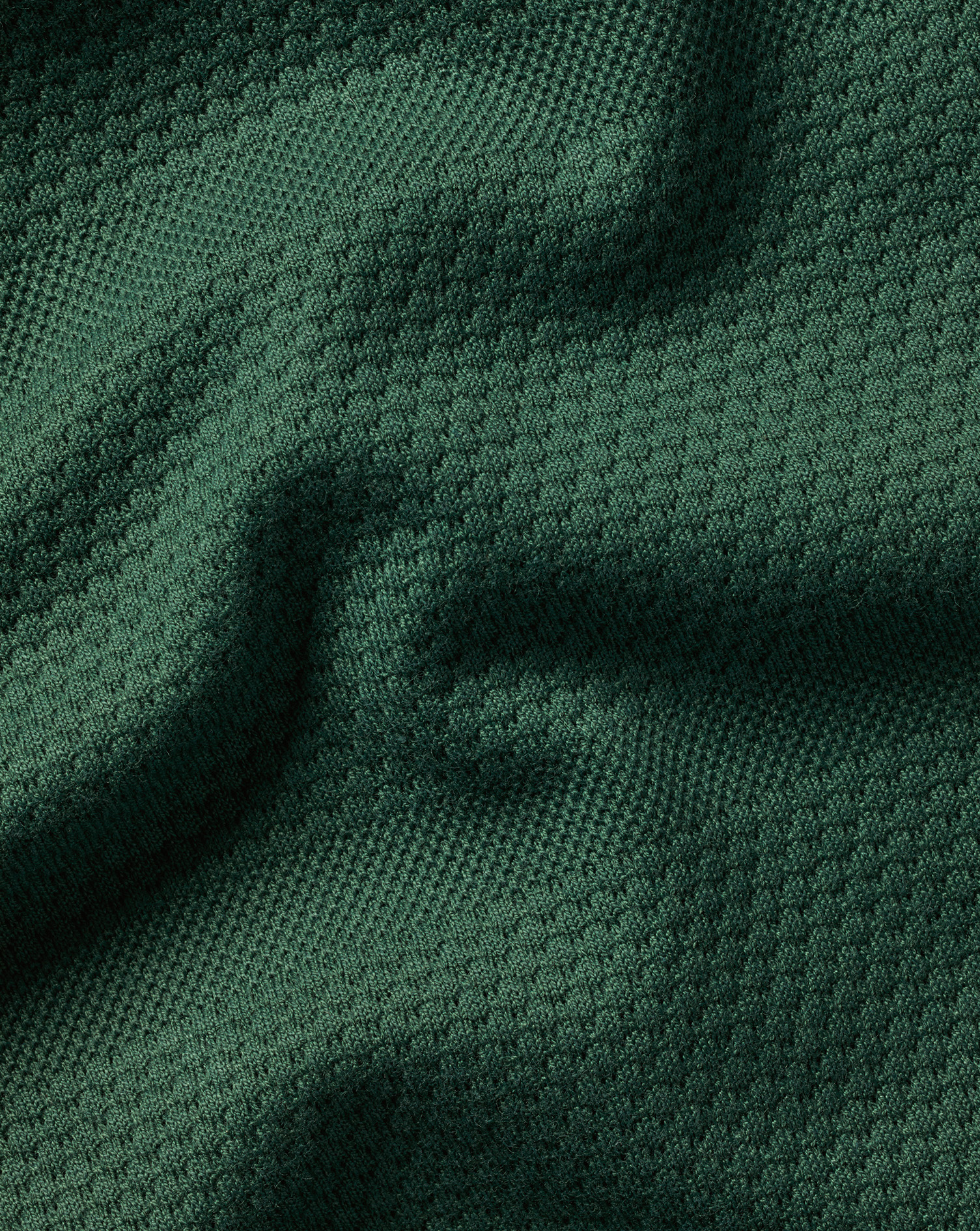 Performance Textured Polo - Green