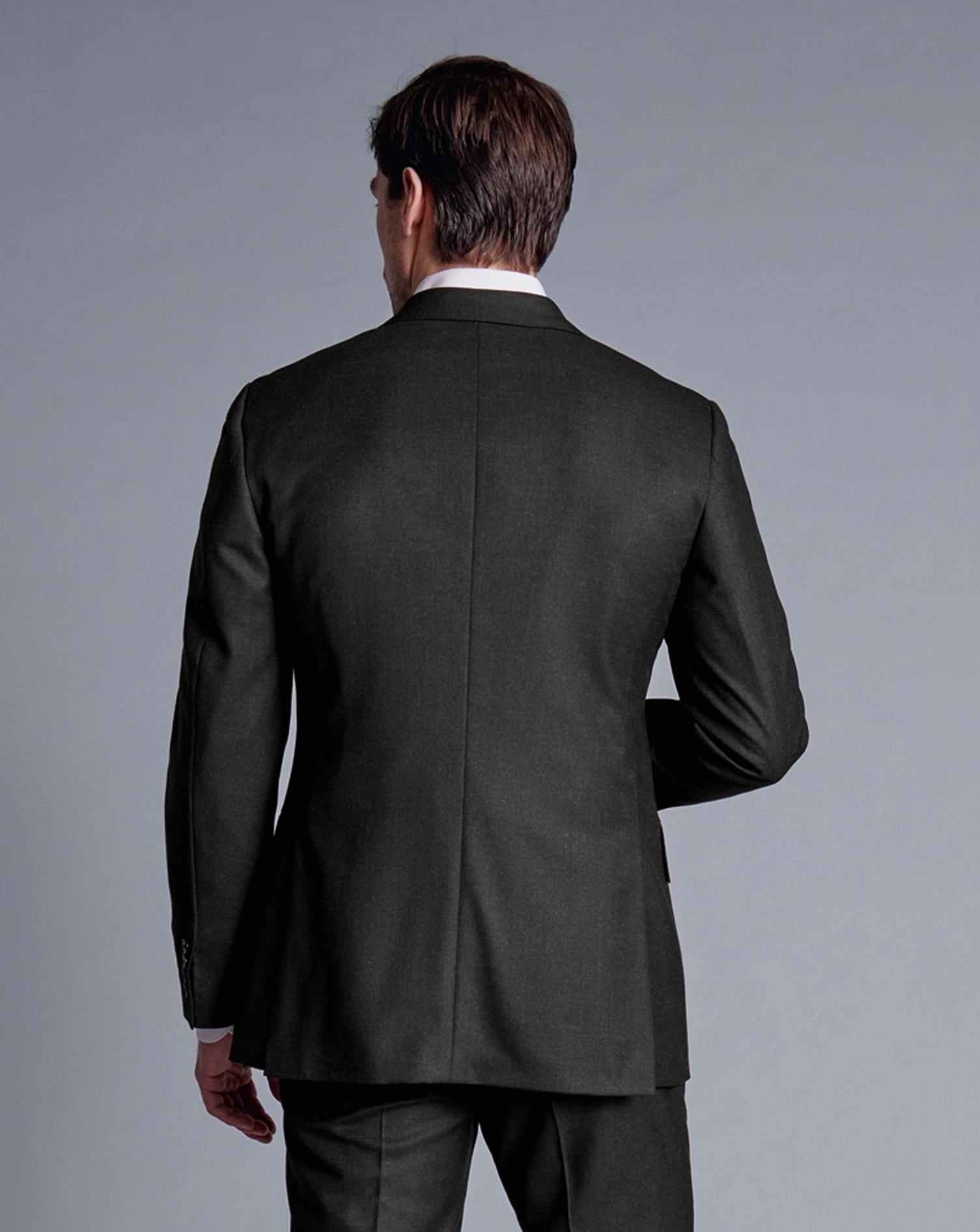 British Luxury Suit Jacket - Charcoal Grey