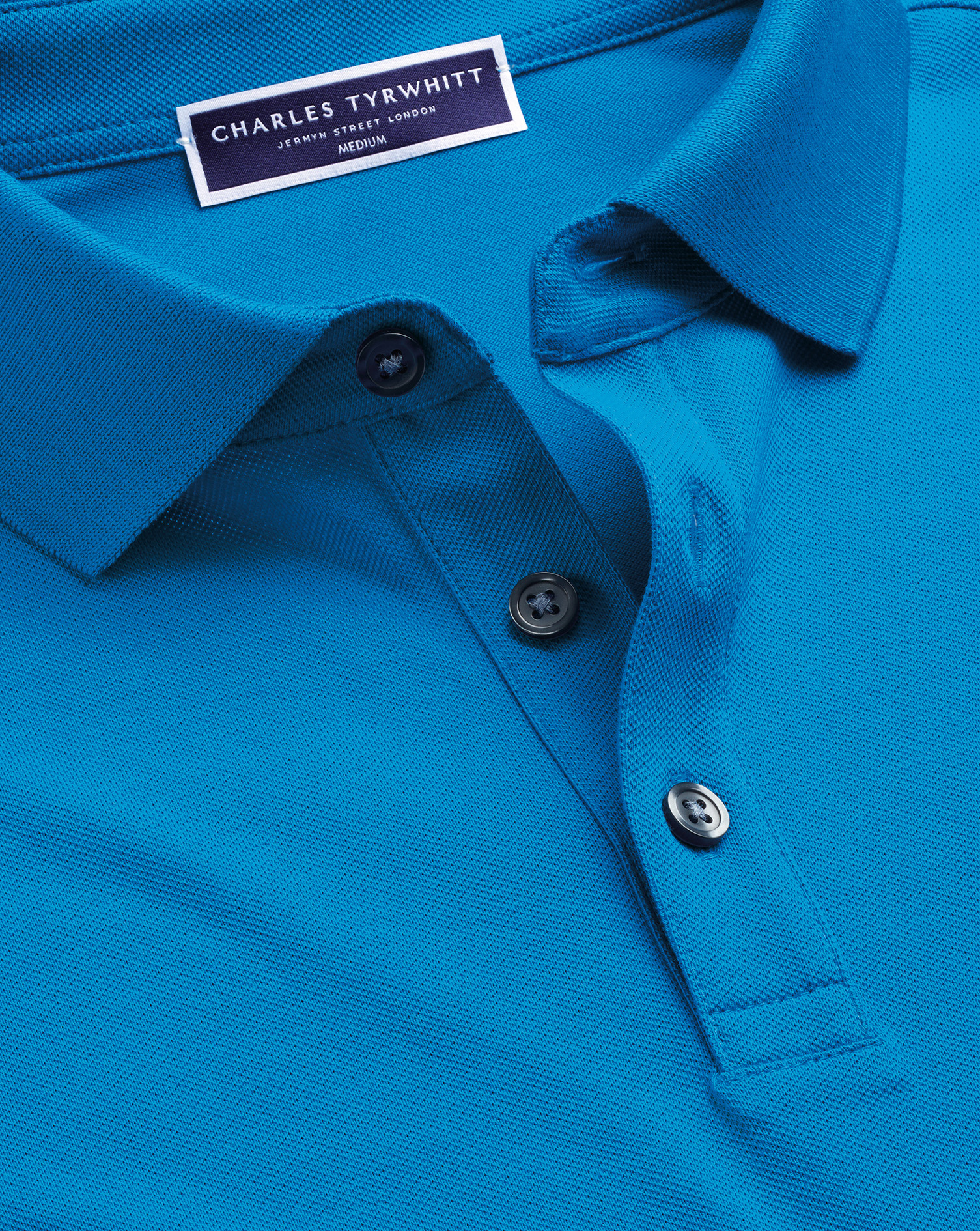 Tyrwhitt Pique Polo - Turquoise