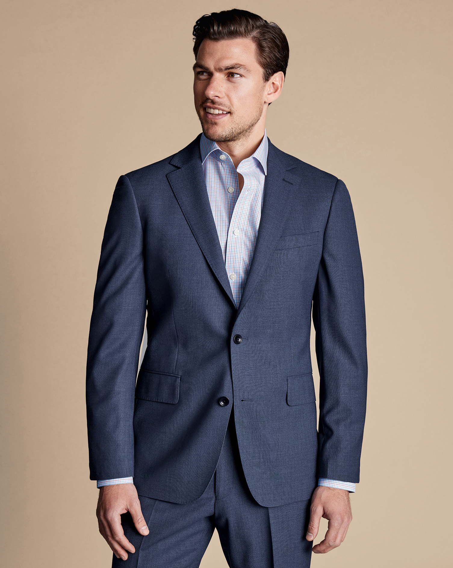 Ultimate Performance Suit Jacket - Heather Blue