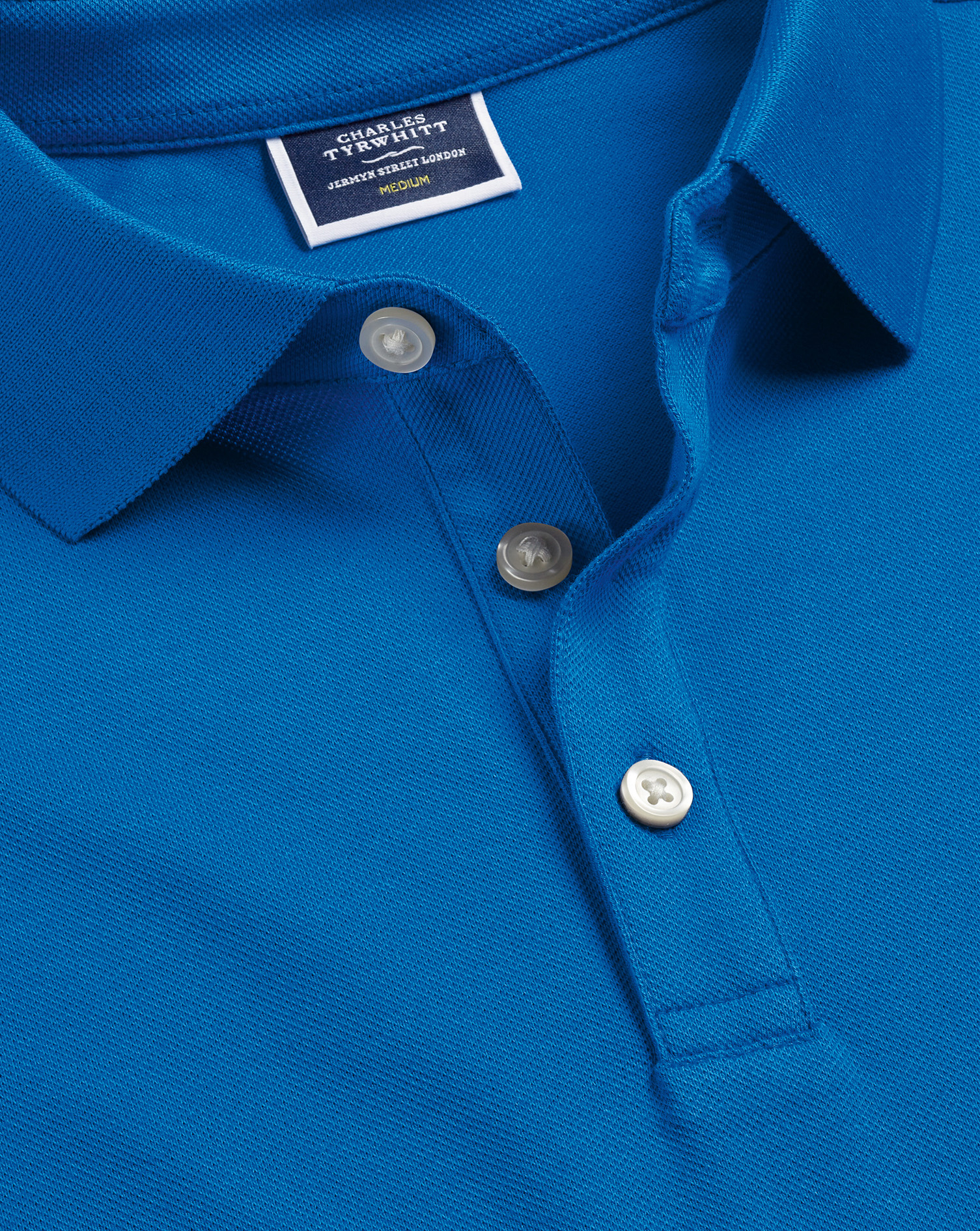 Tyrwhitt Pique Polo - Cobalt Blue