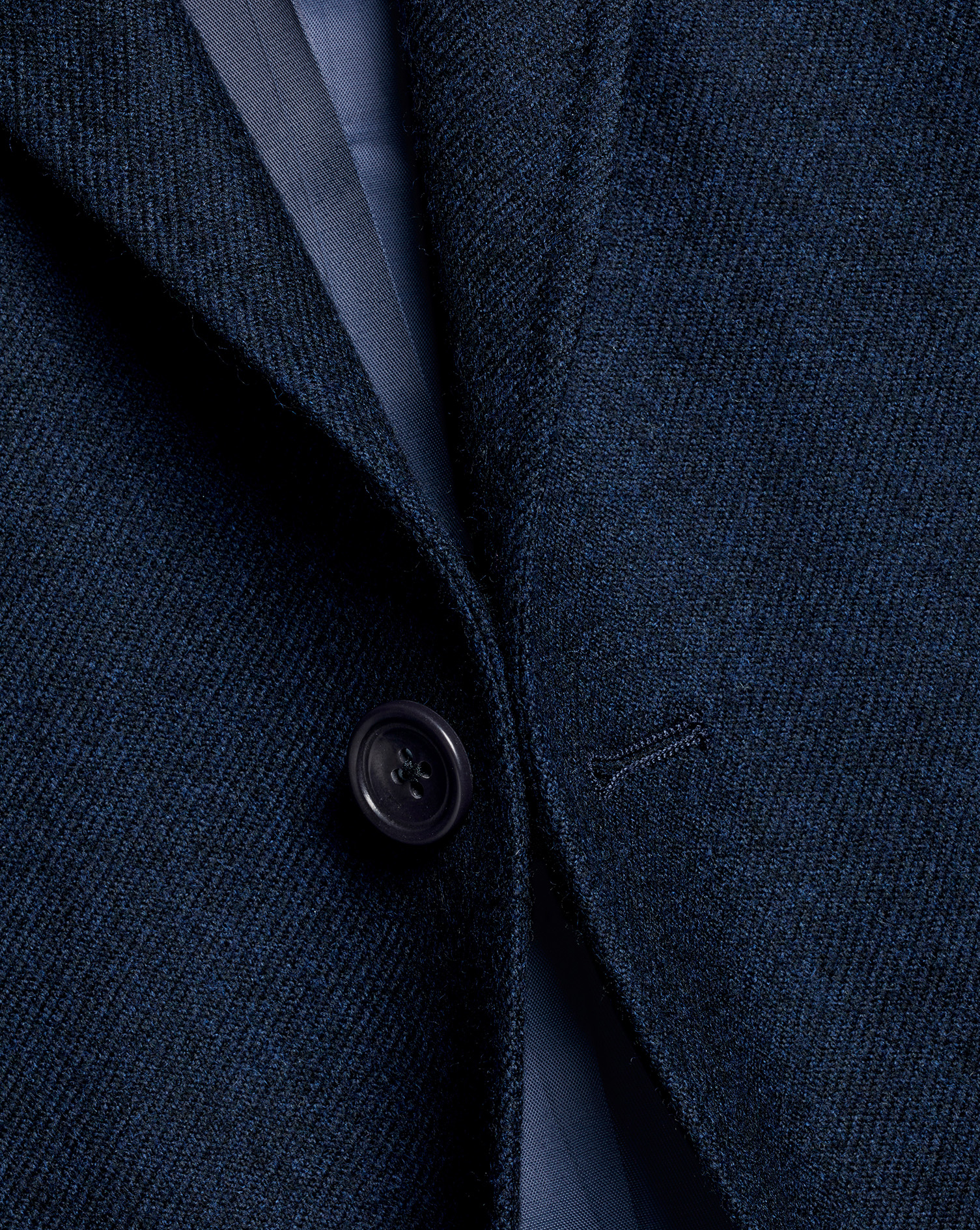 Twill Wool Jacket - Navy