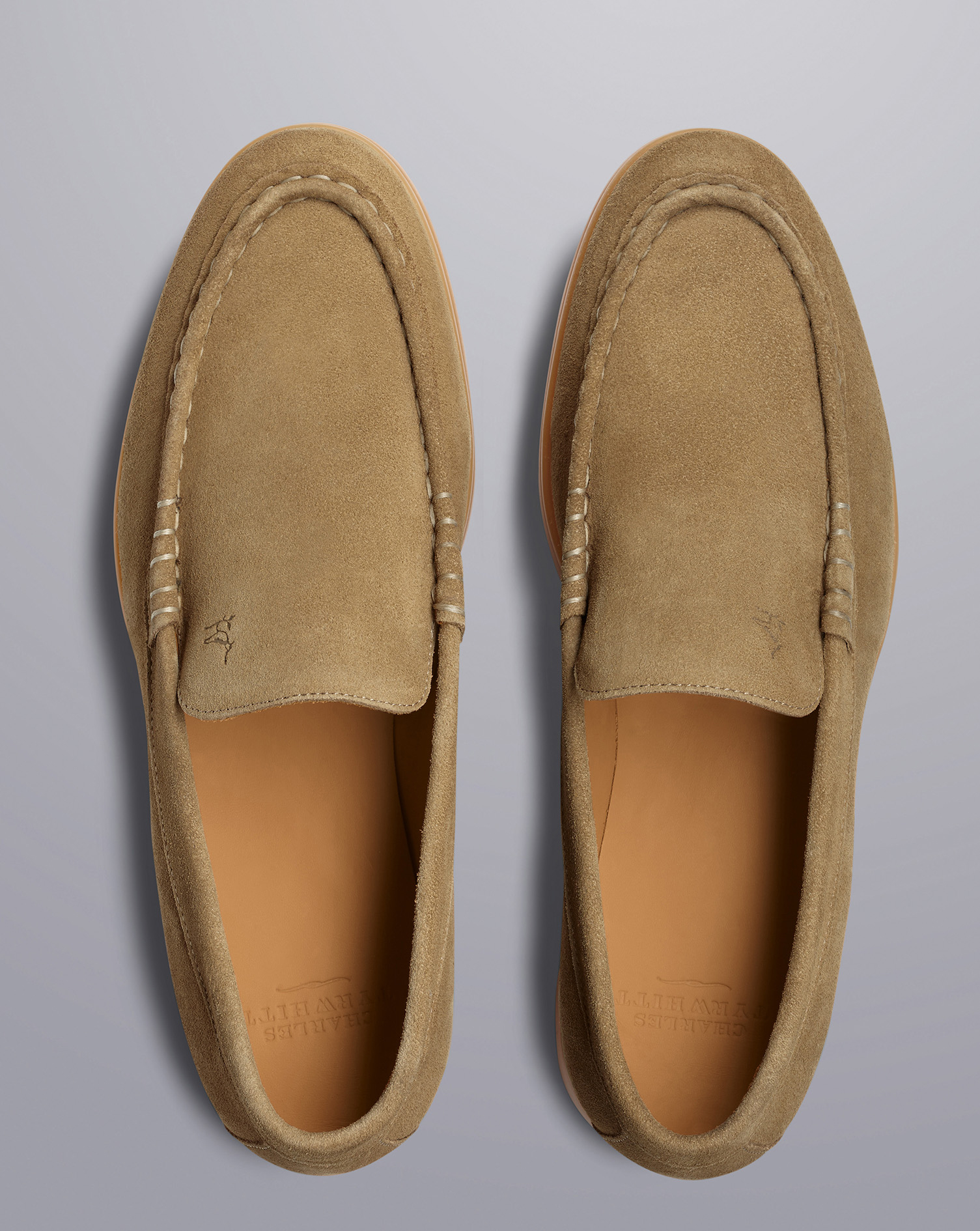 Suede Slip-On Loafer - Dark Sand