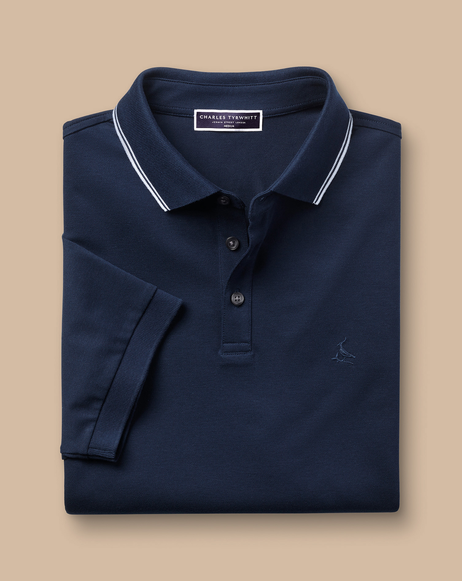 Tyrwhitt Pique Polo - Navy